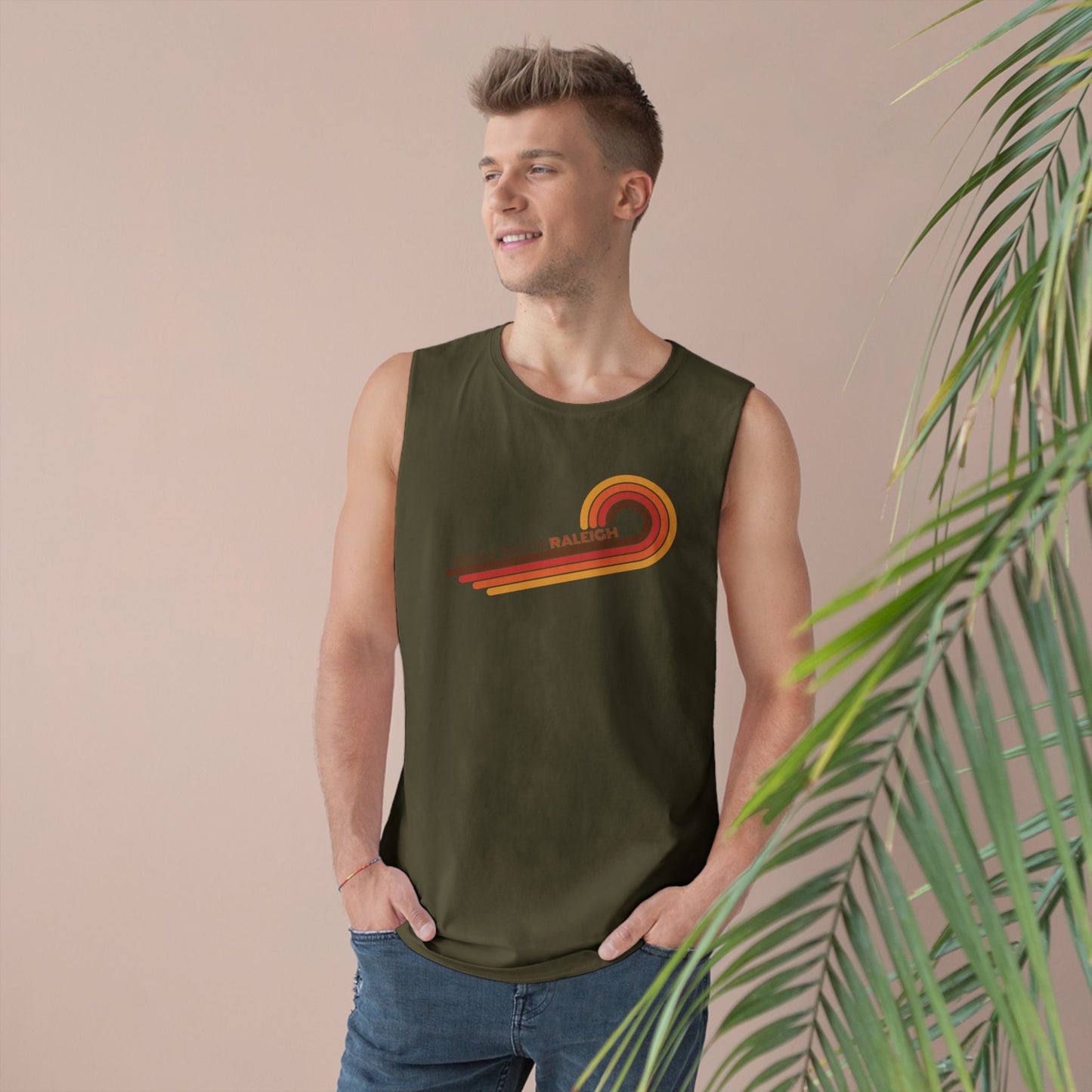 Unisex 70's Swirl Muscle Tank