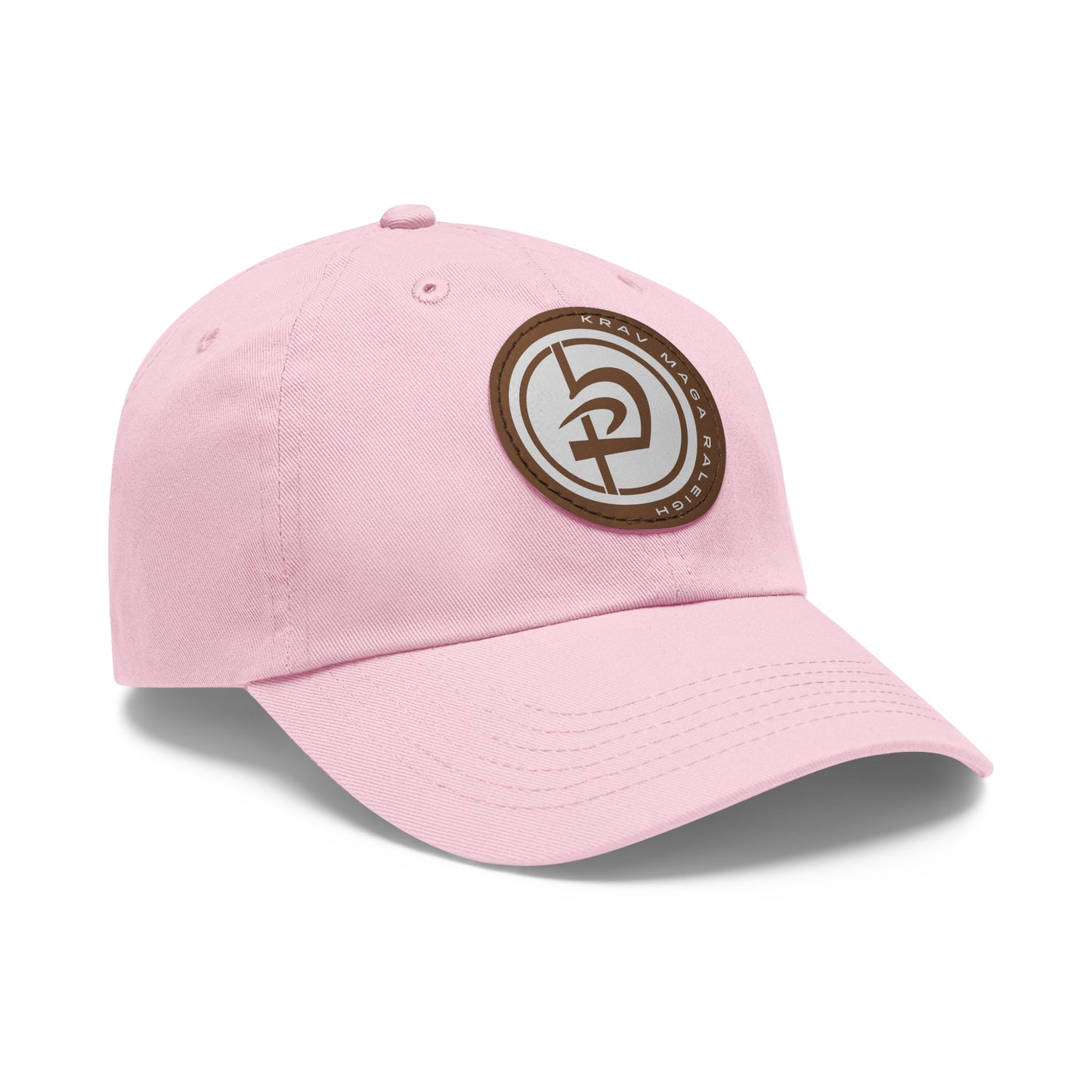 Leather Circle Patch Hat