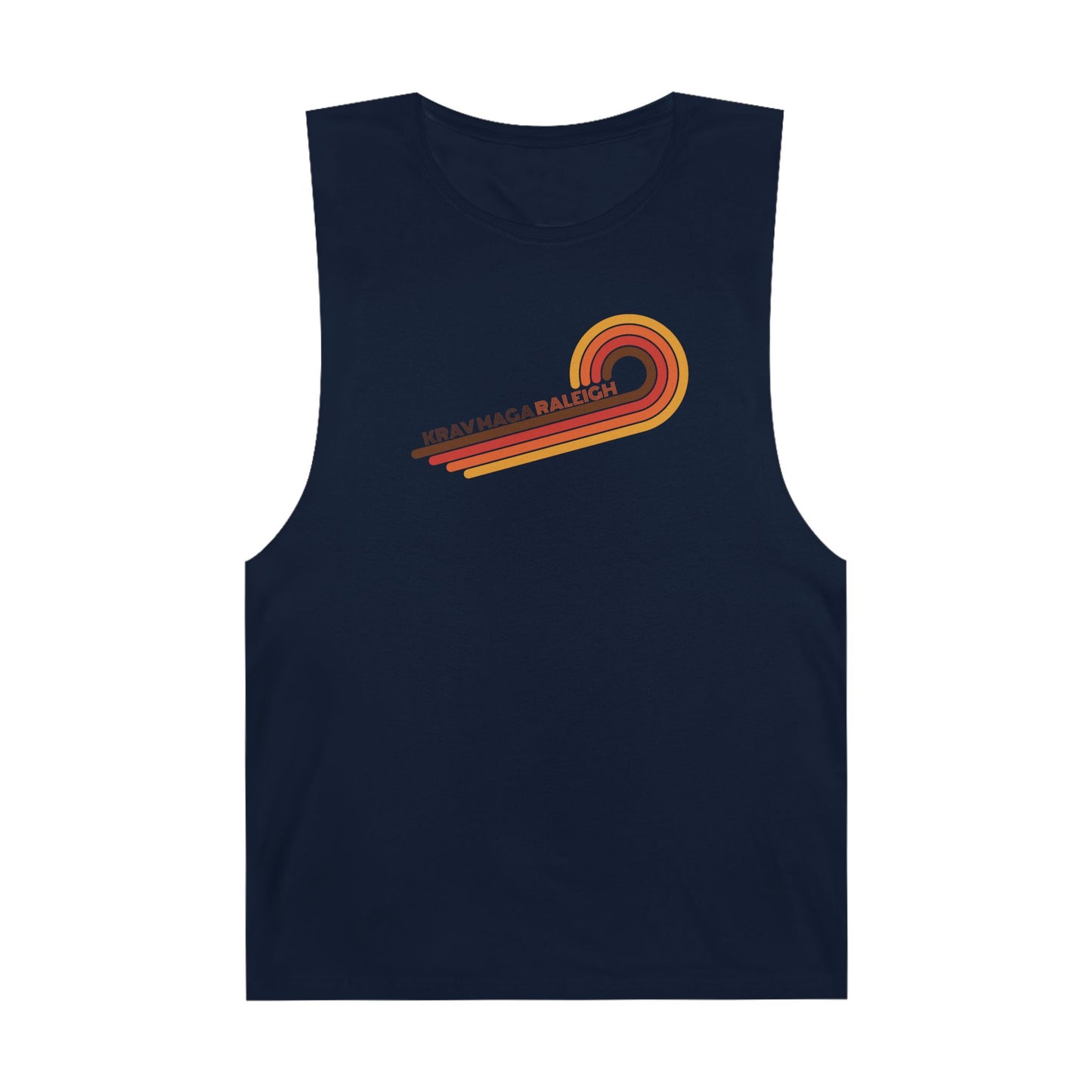 Unisex 70's Swirl Muscle Tank
