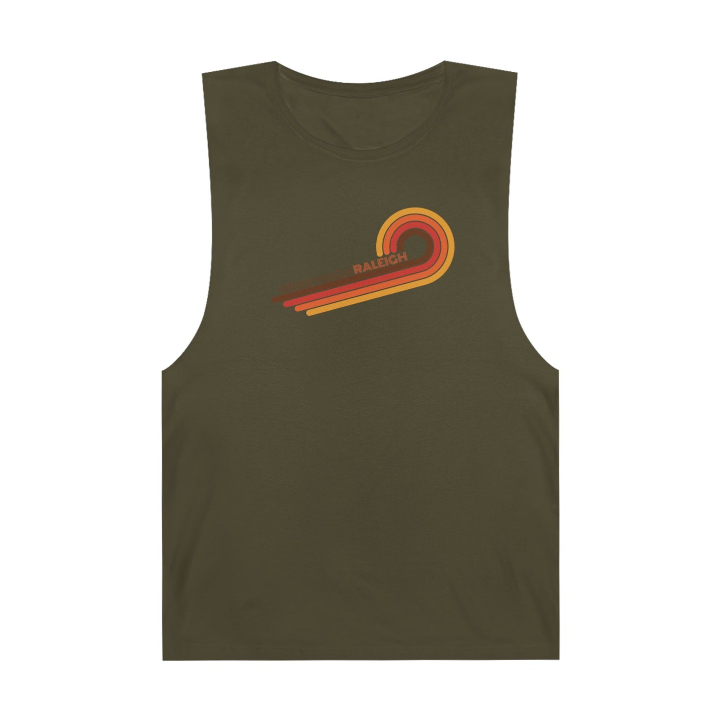 Unisex 70's Swirl Muscle Tank