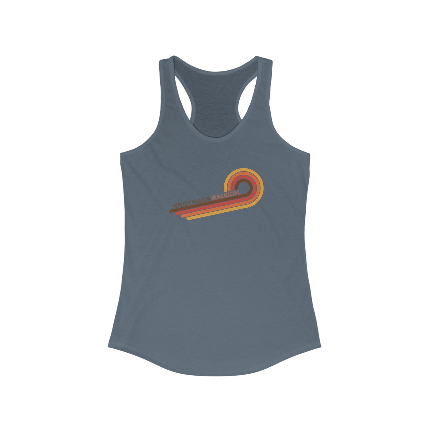 Women's 70's Swirl Racerback Tank