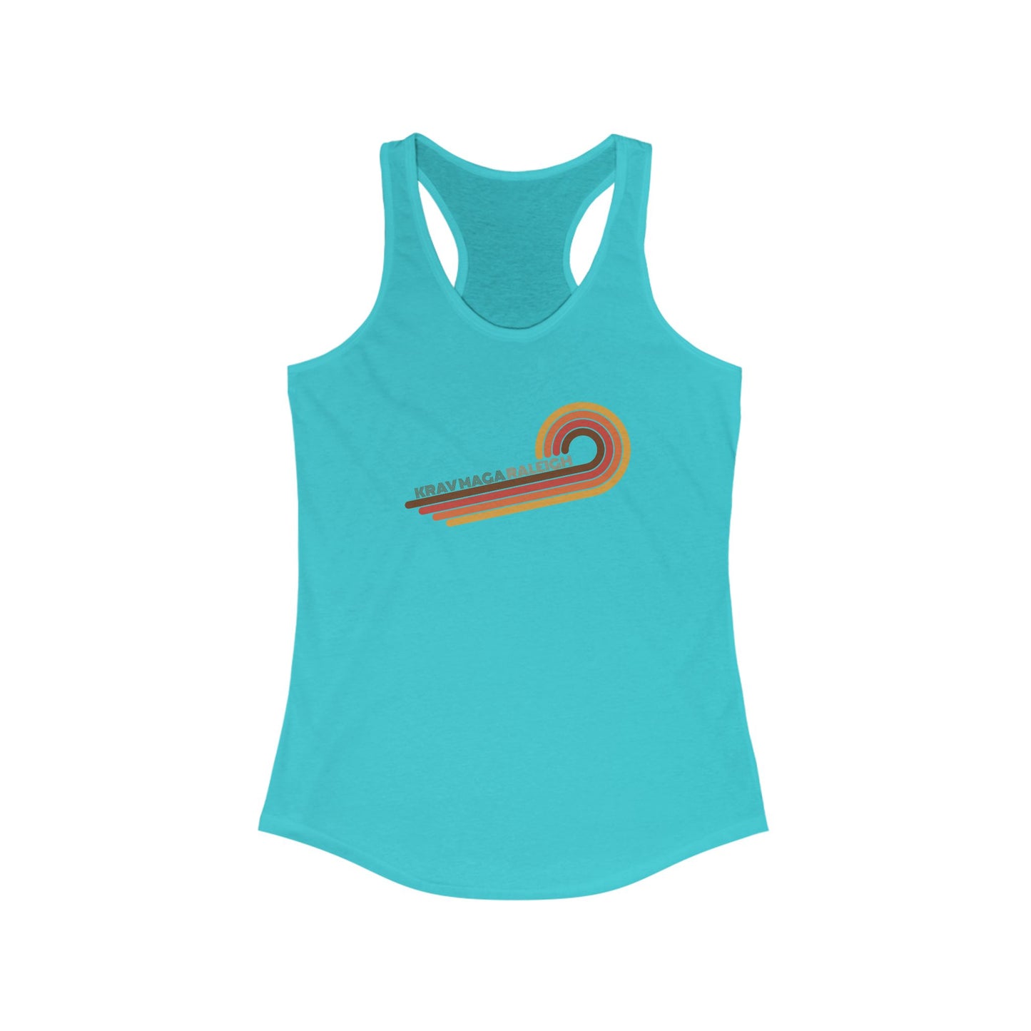 Women's 70's Swirl Racerback Tank
