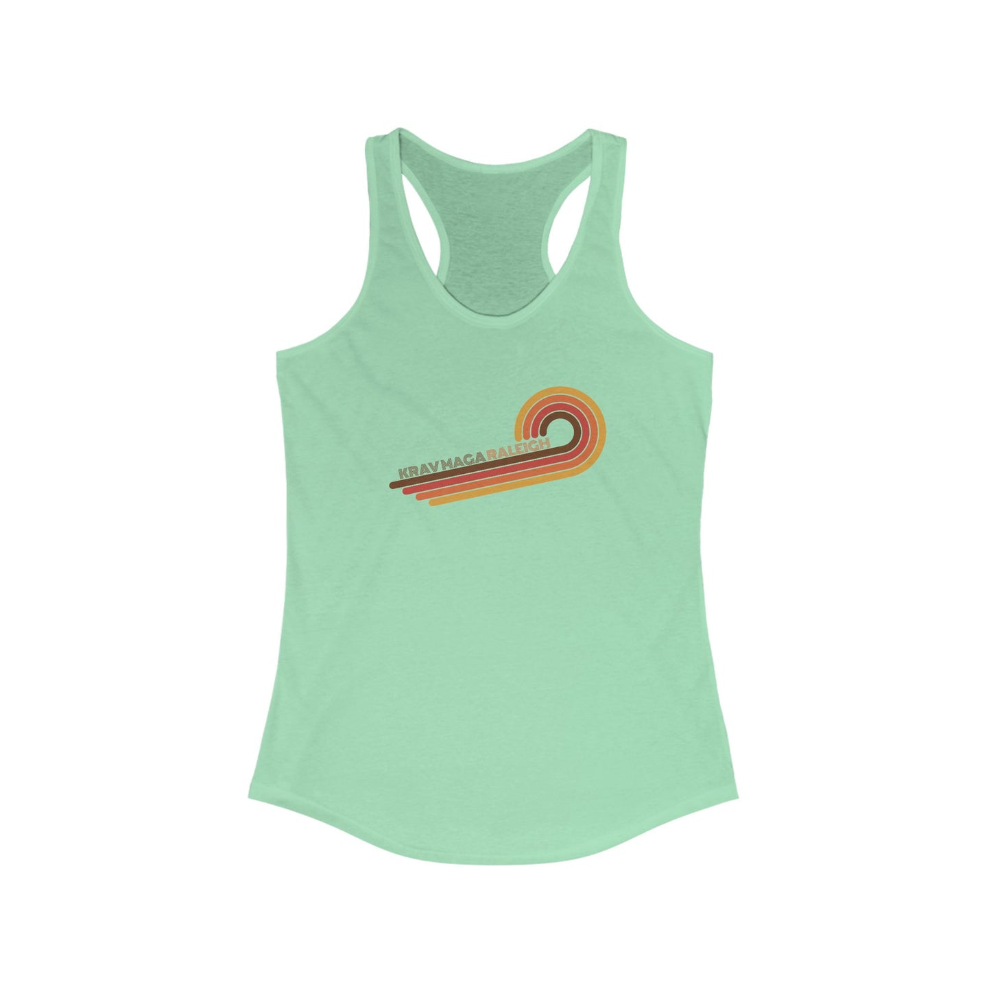 Women's 70's Swirl Racerback Tank