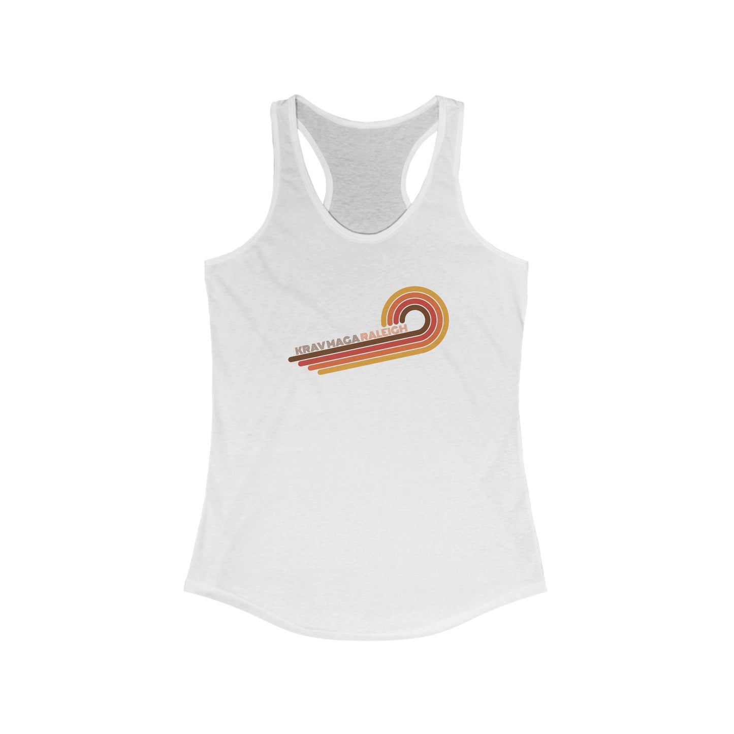 Women's 70's Swirl Racerback Tank