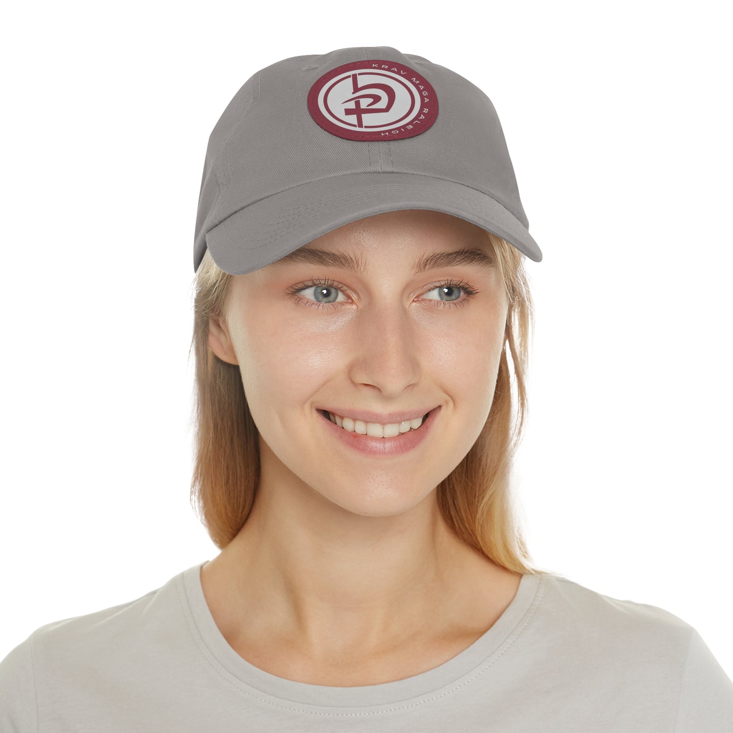 Leather Circle Patch Hat