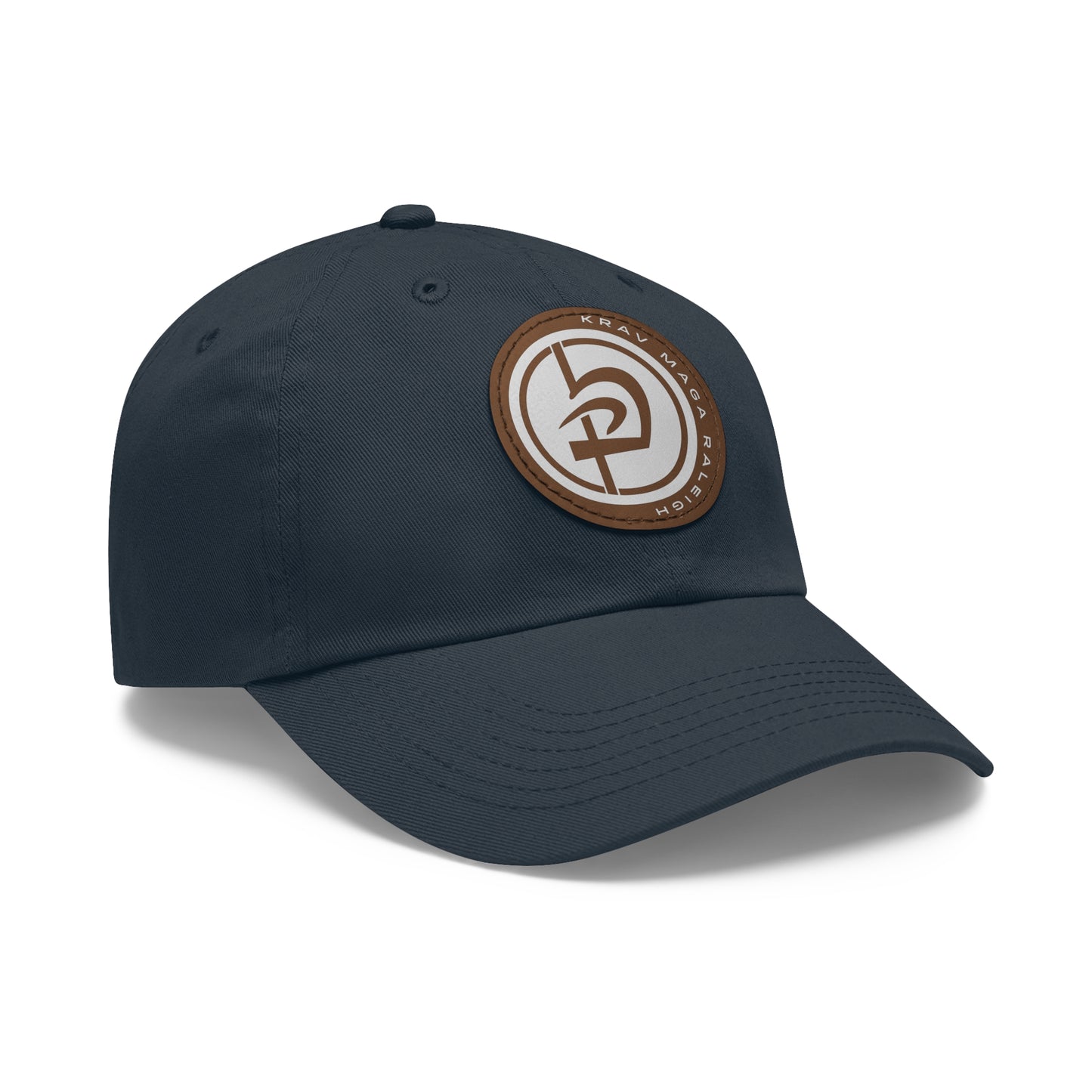 Leather Circle Patch Hat