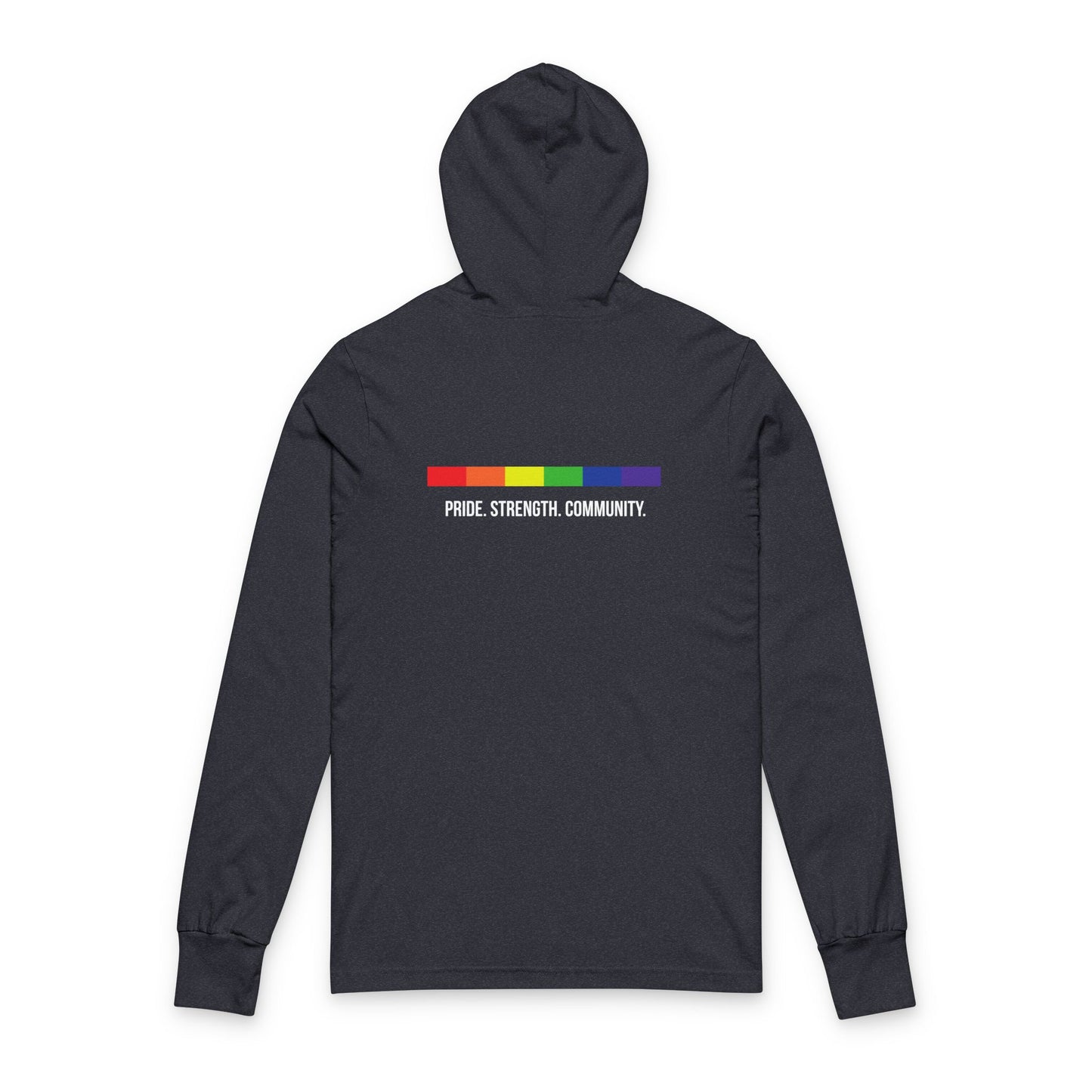 Unisex Pride Hooded Long Sleeve Tee