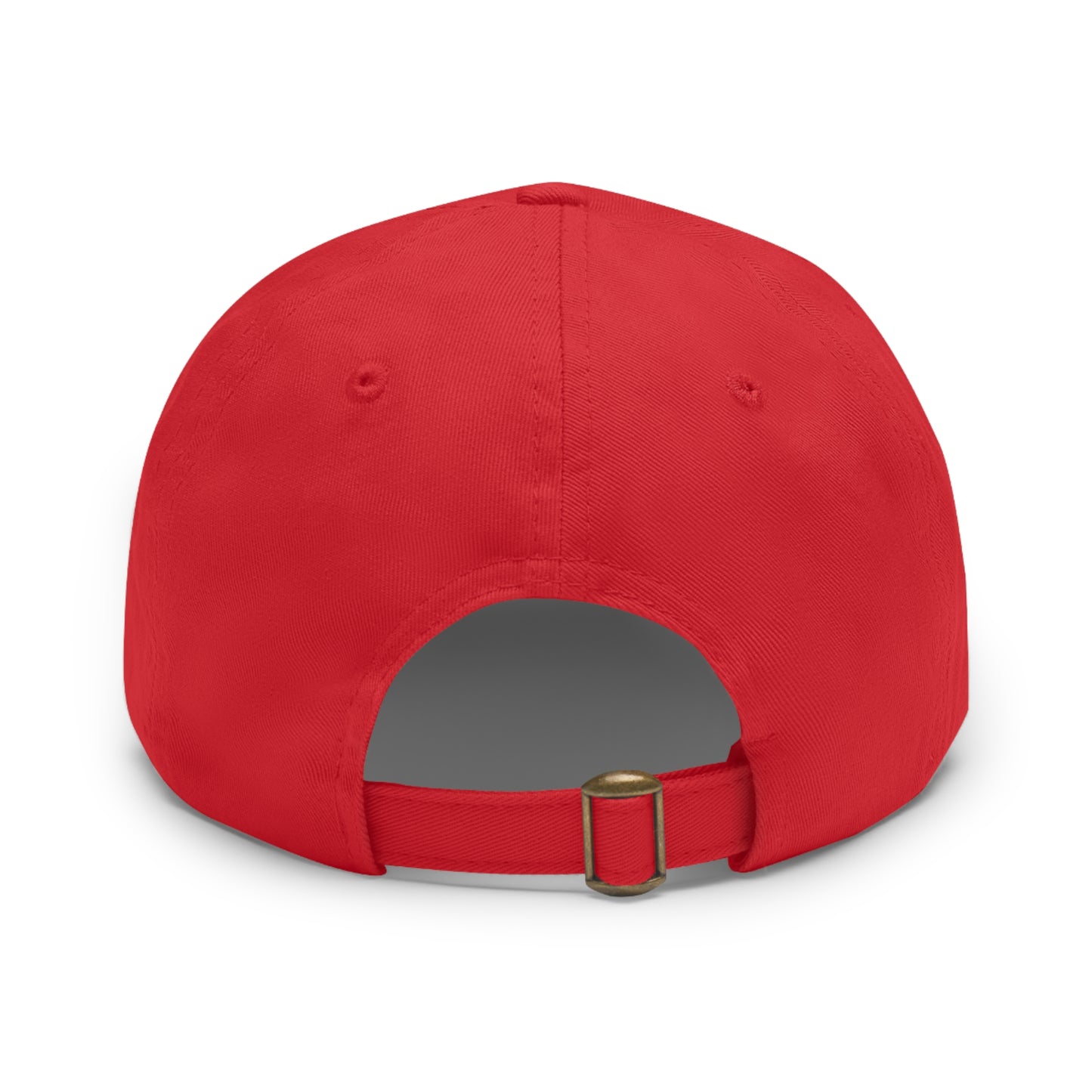 Leather Circle Patch Hat