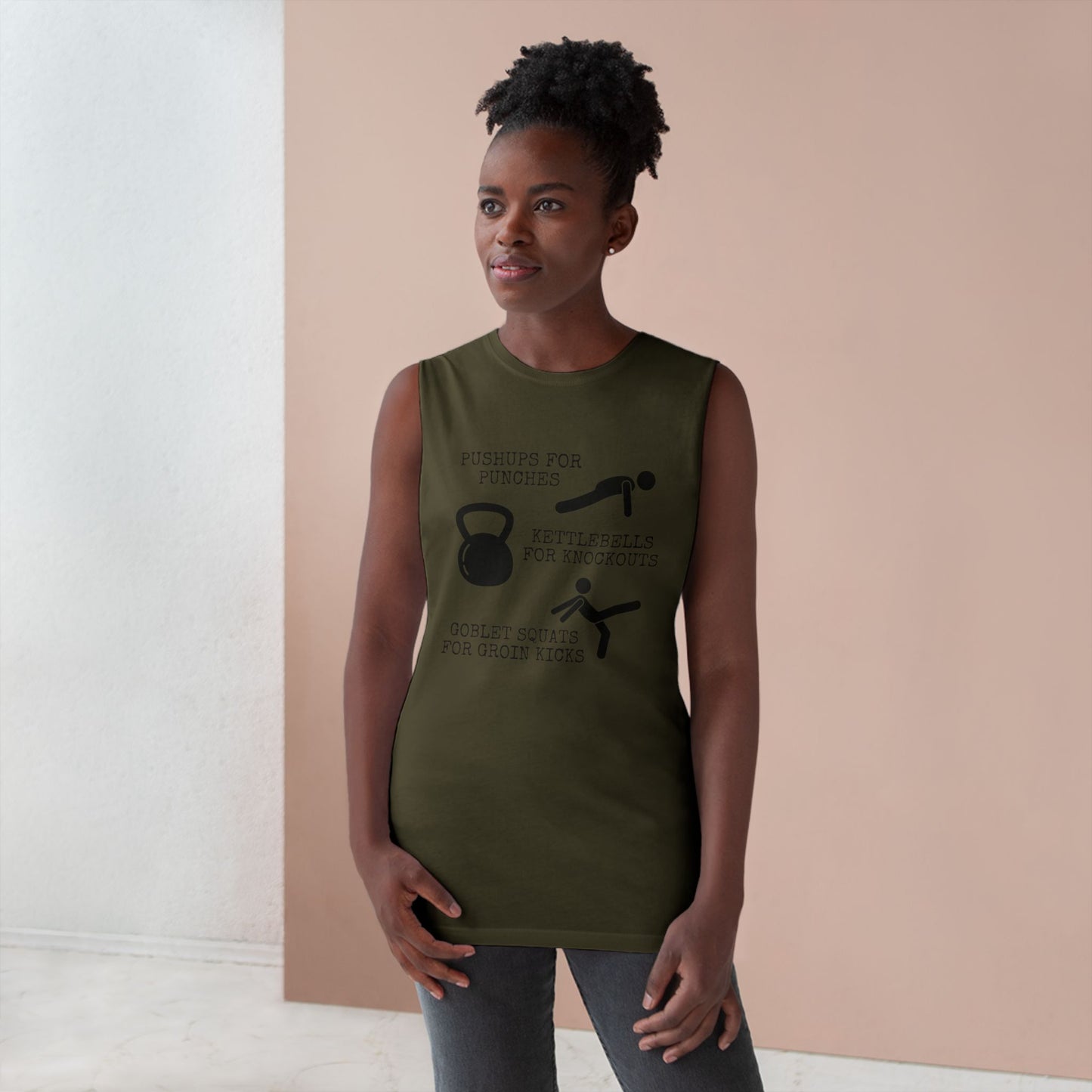 Unisex Krav Fitness Muscle Tank