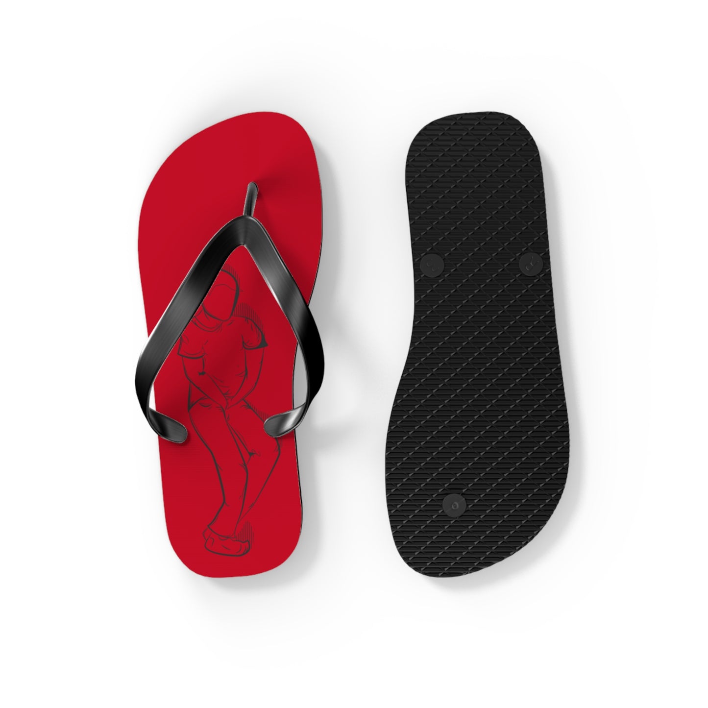 Better Living Flip Flops - Red