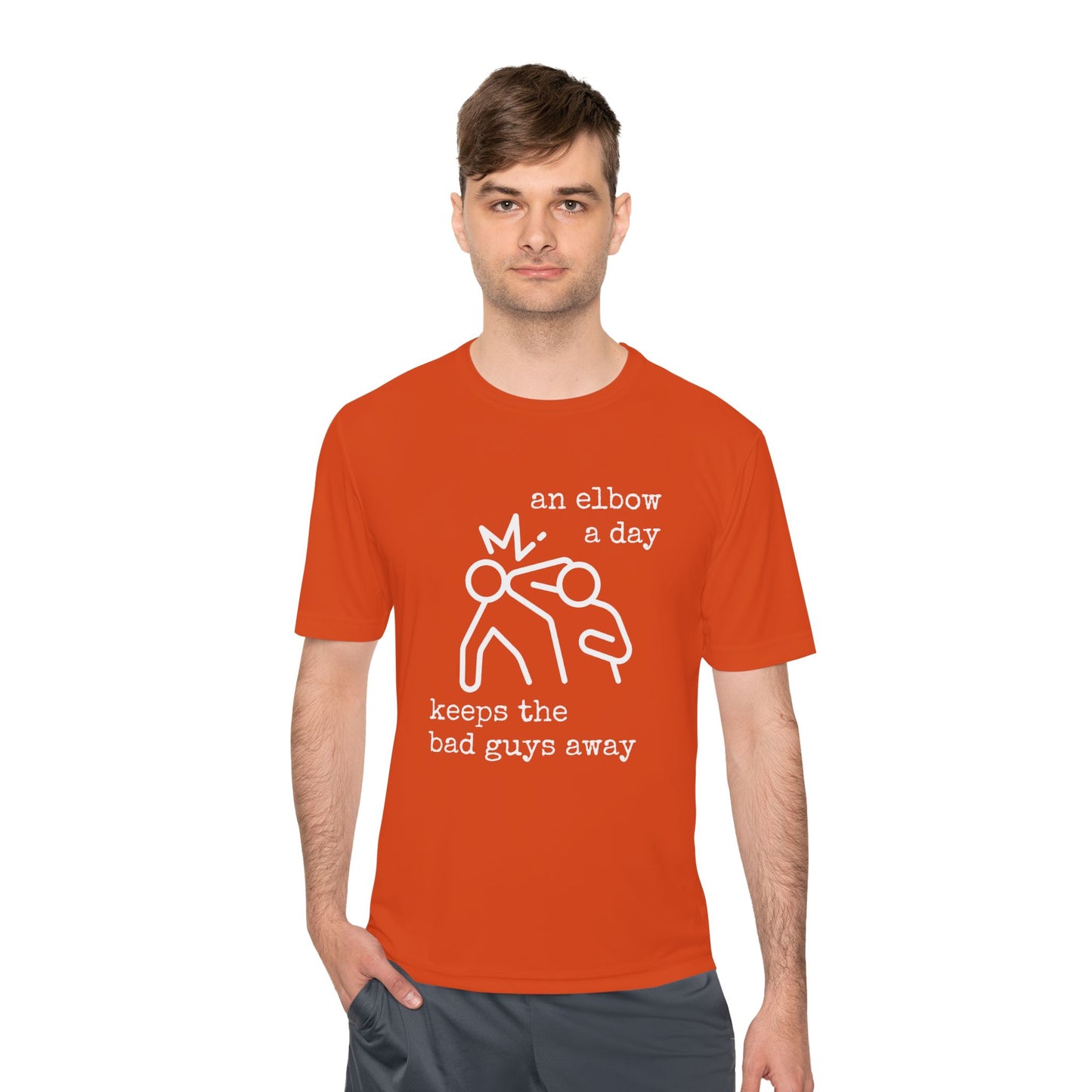 Unisex Elbow A Day Performance Tee