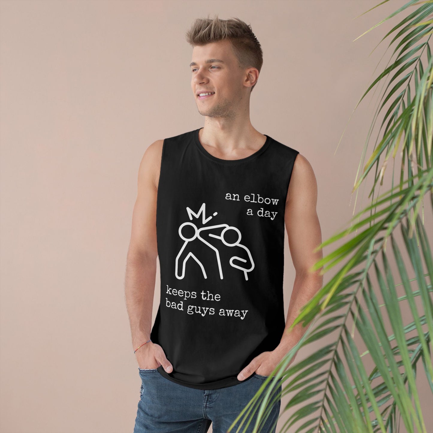 Unisex Elbow a Day Muscle Tank