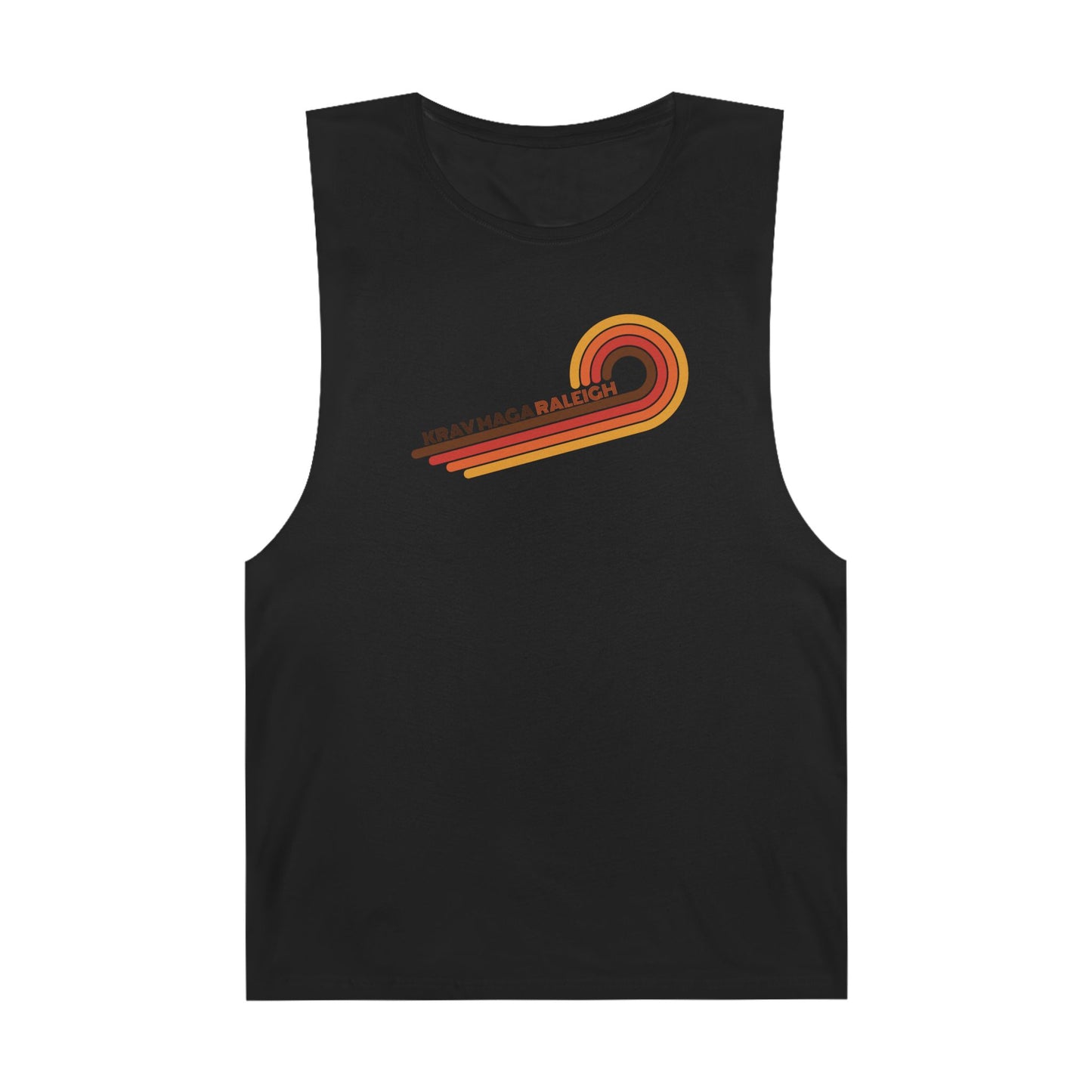 Unisex 70's Swirl Muscle Tank