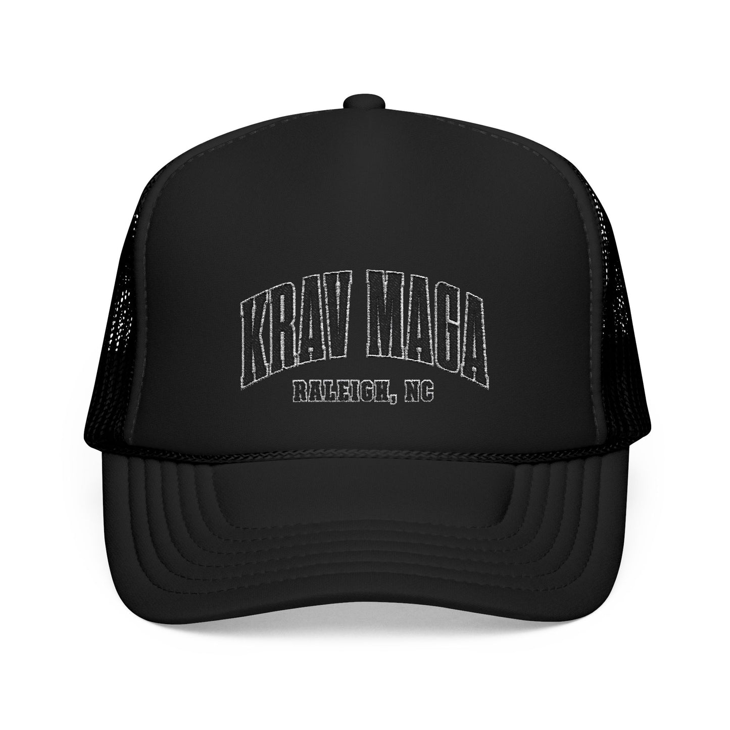 Embroidered Krav Wave Foam Trucker Hat