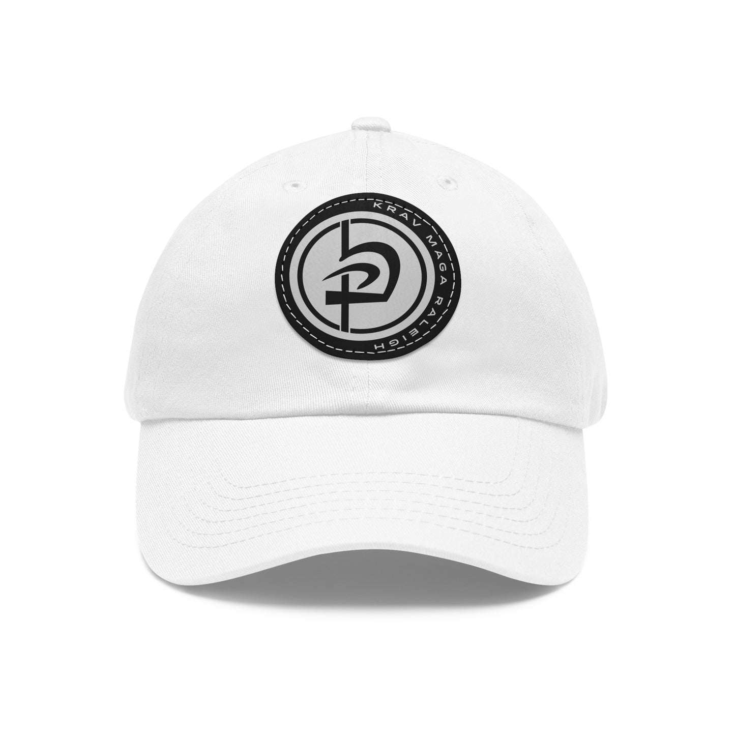 Leather Circle Patch Hat