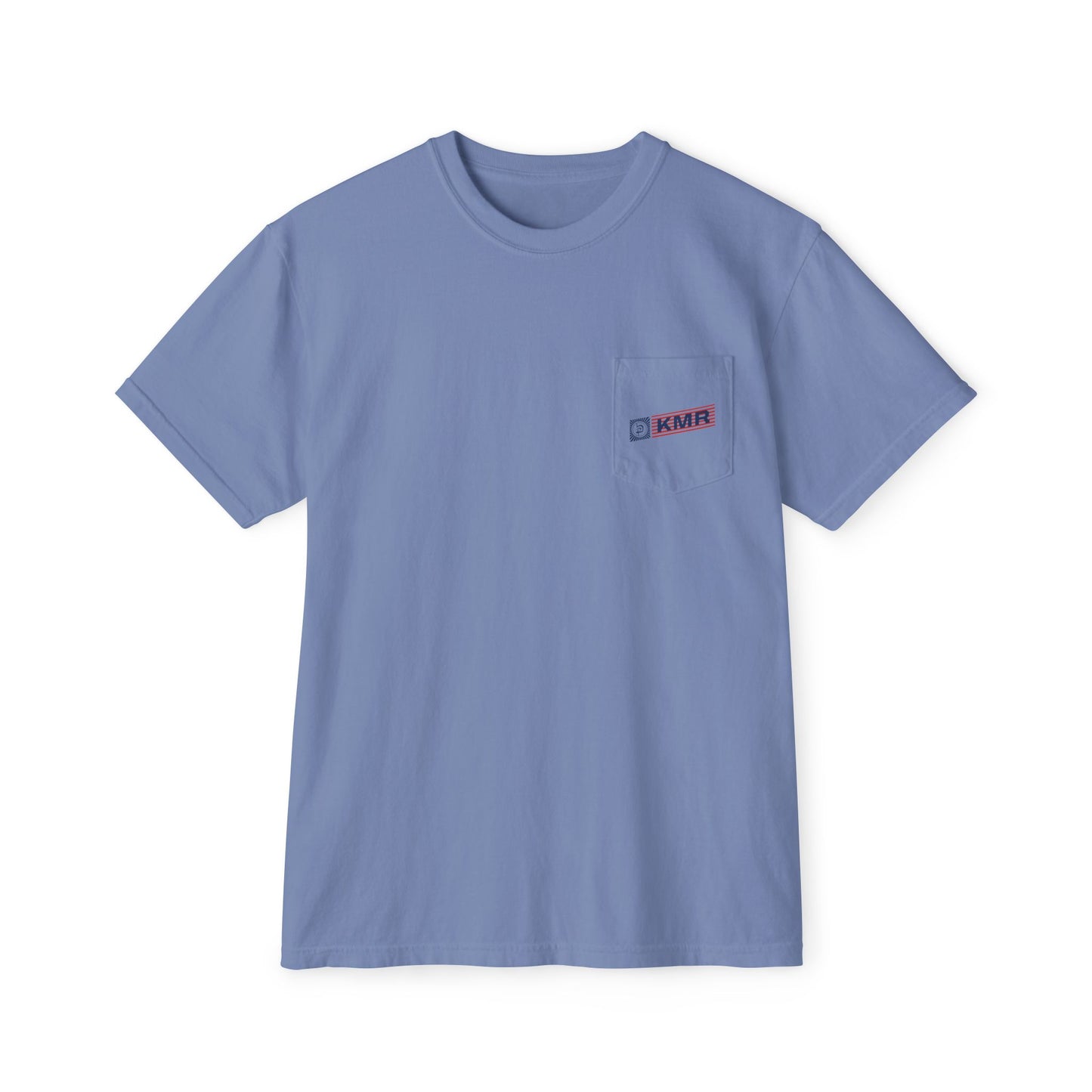 Unisex Kbar Flag Garment-Dyed Pocket T-Shirt
