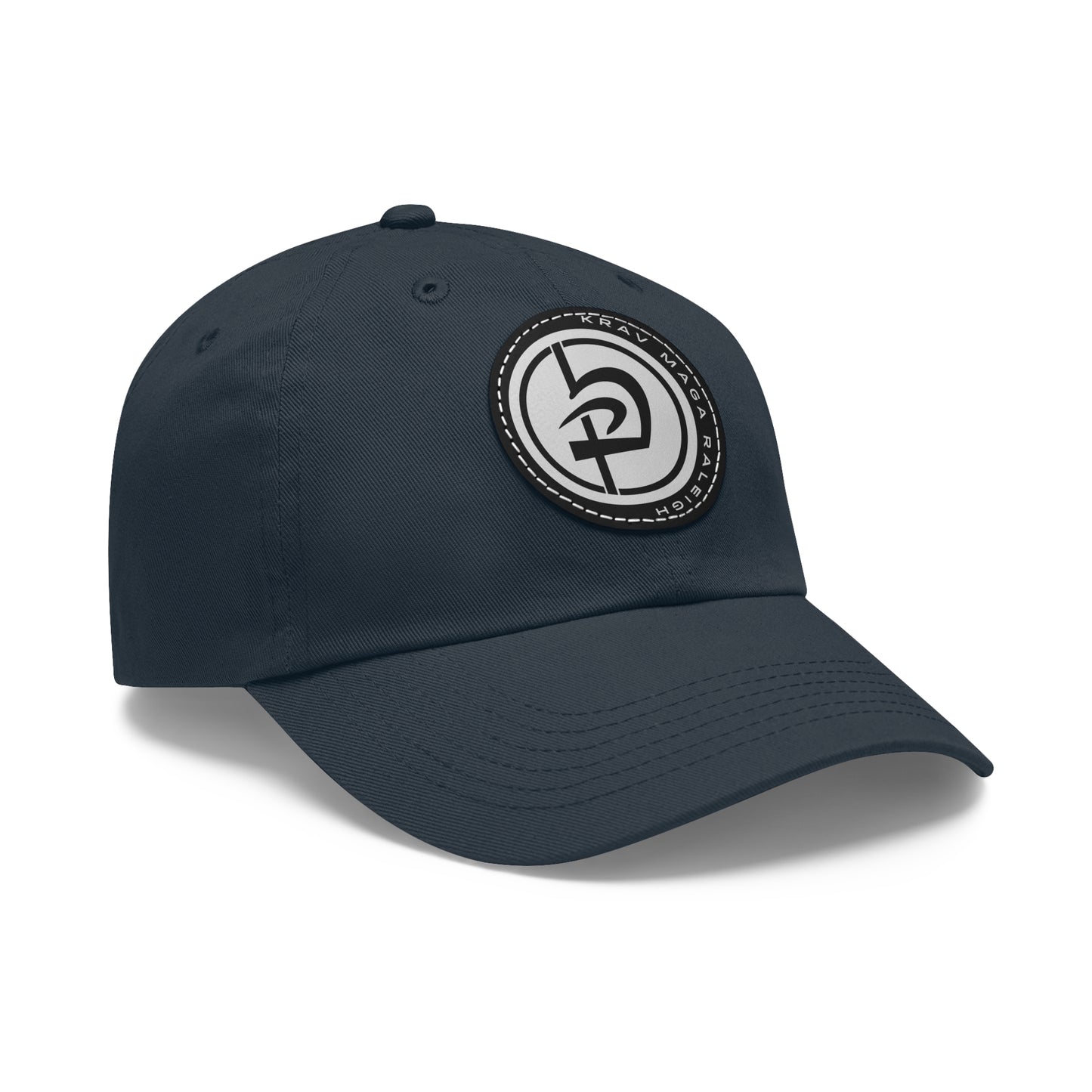 Leather Circle Patch Hat