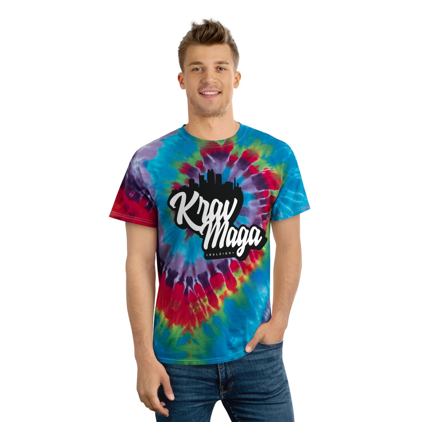 Unisex Acorn Spiral Tie-Dye Tee