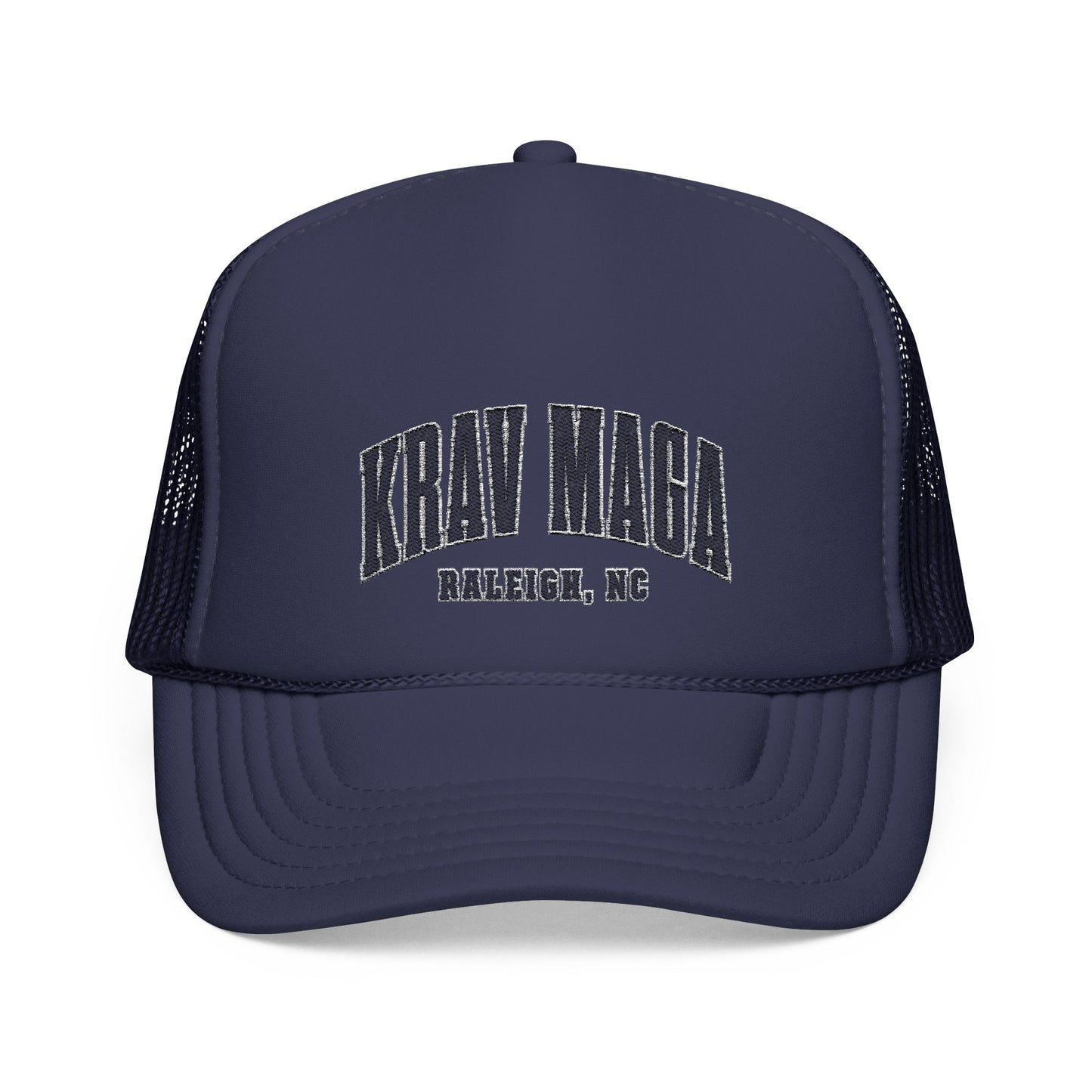 Embroidered Krav Wave Foam Trucker Hat