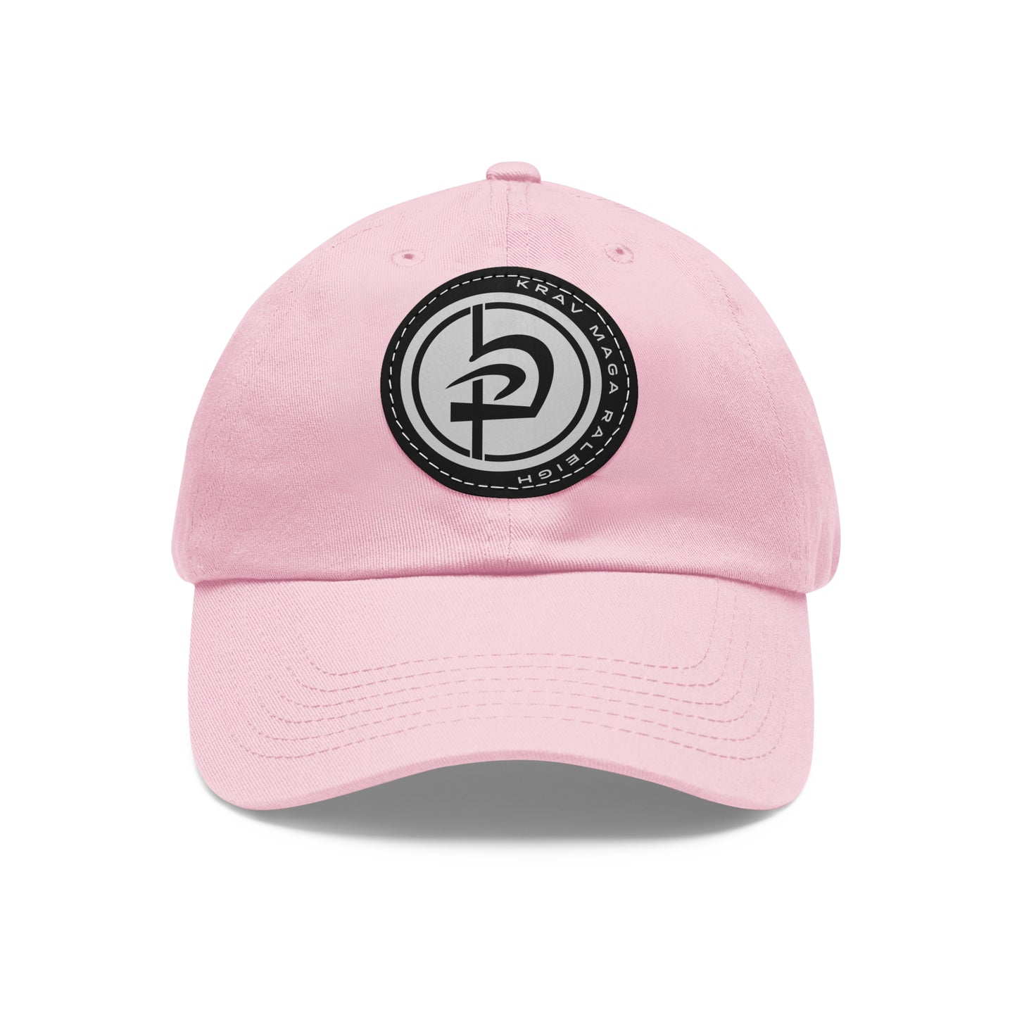 Leather Circle Patch Hat