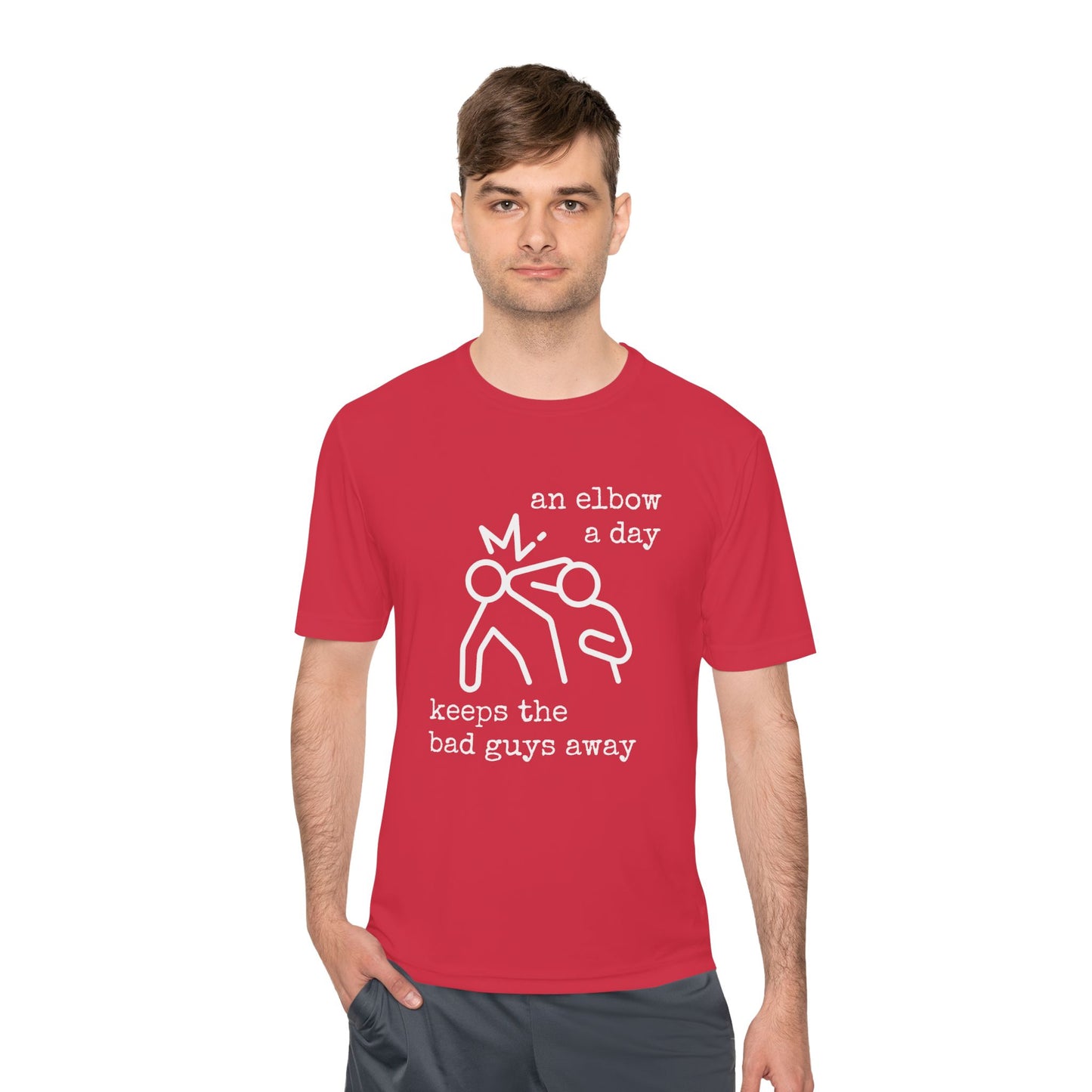 Unisex Elbow A Day Performance Tee
