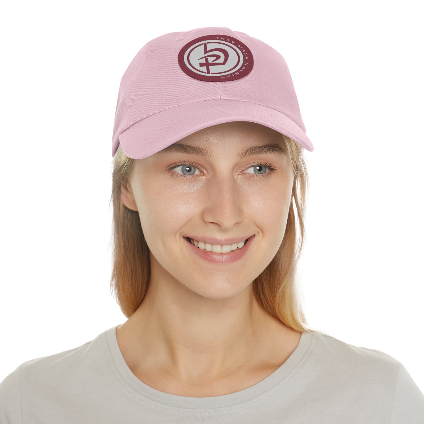 Leather Circle Patch Hat