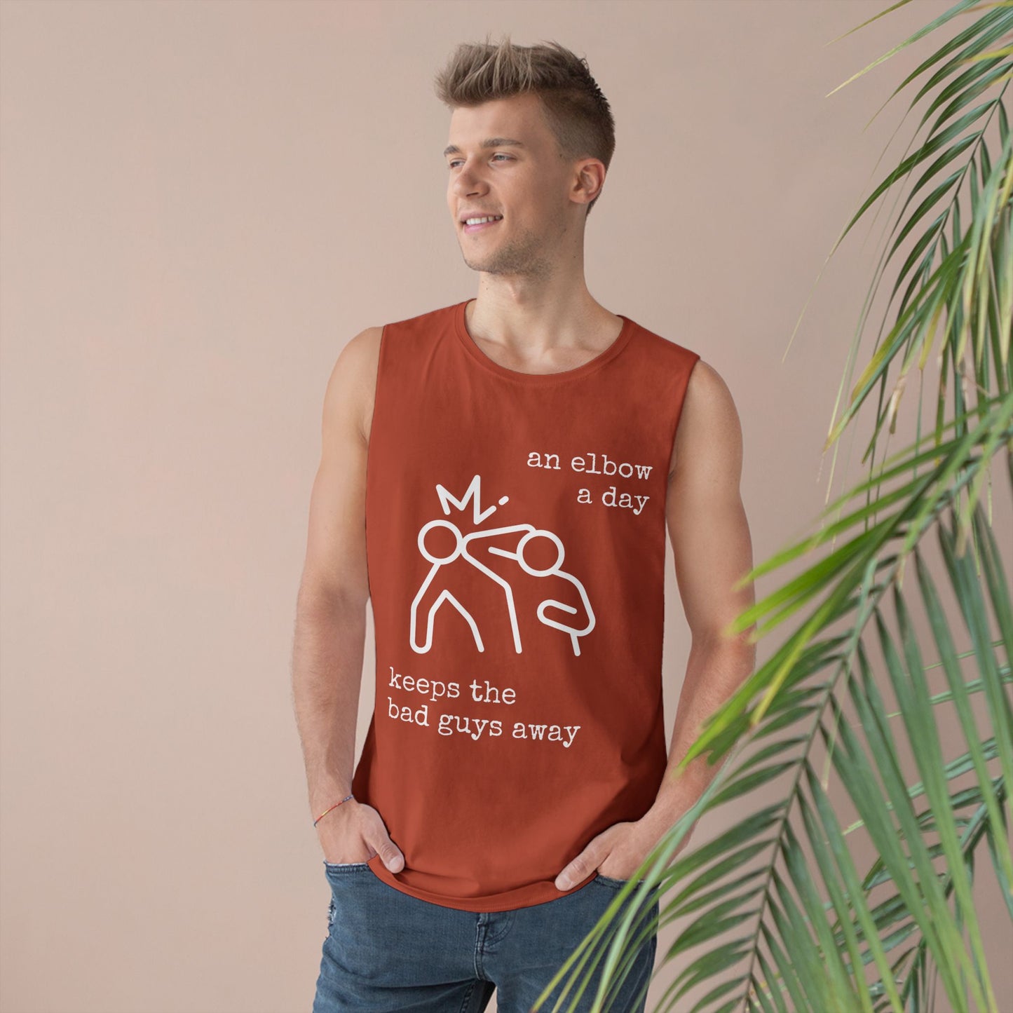 Unisex Elbow a Day Muscle Tank