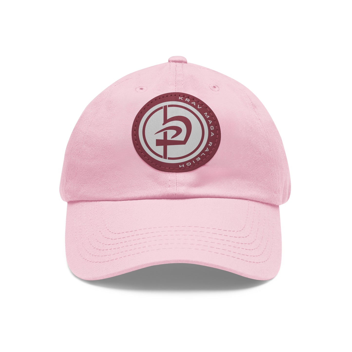 Leather Circle Patch Hat