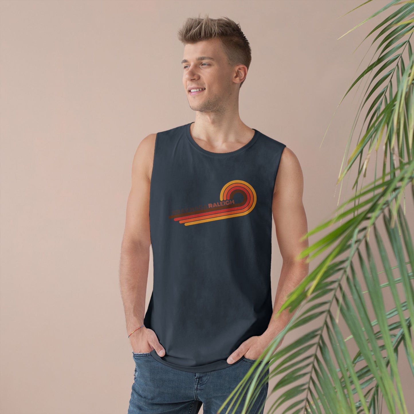 Unisex 70's Swirl Muscle Tank