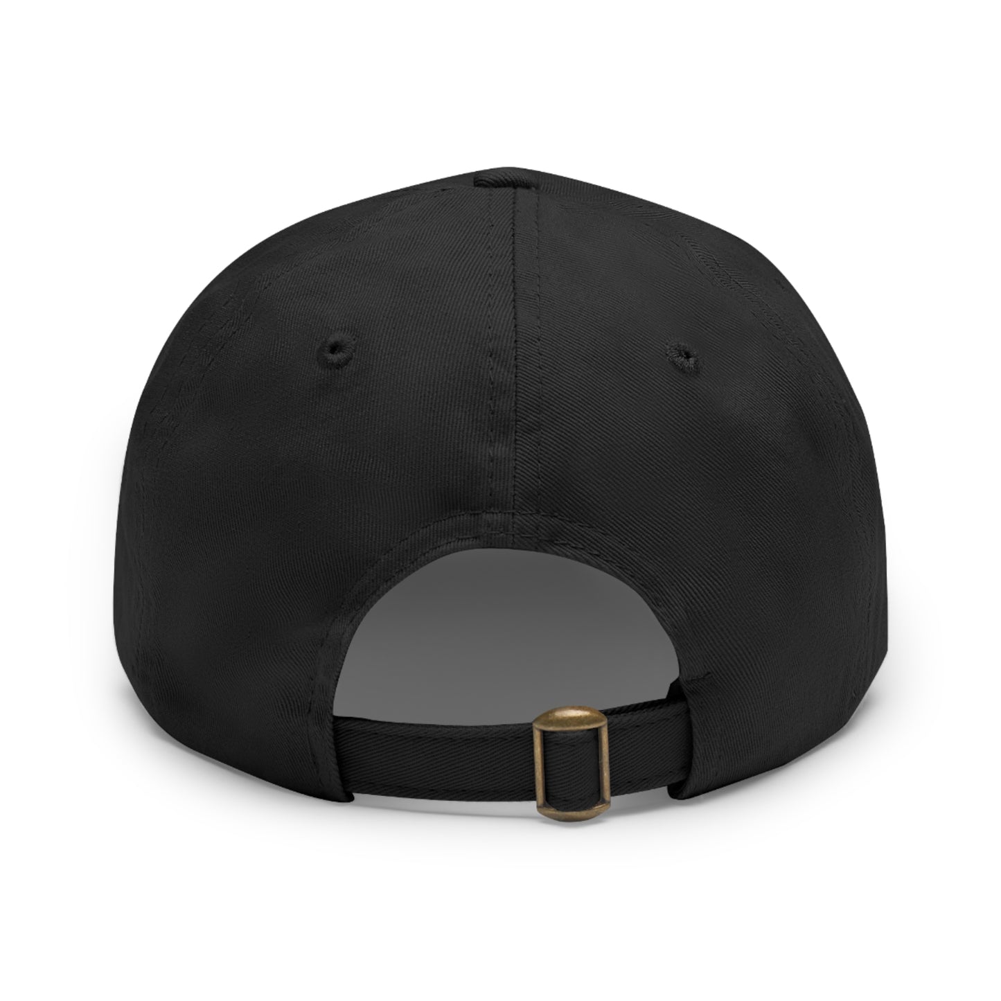 Leather Circle Patch Hat