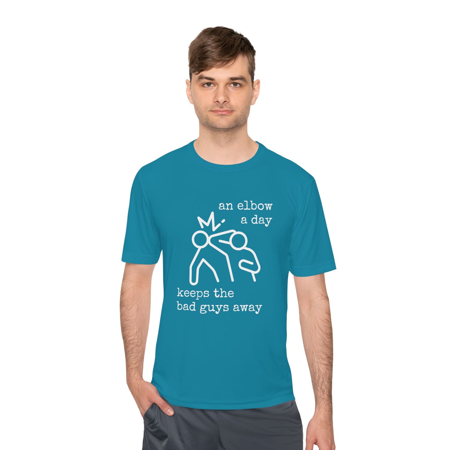 Unisex Elbow A Day Performance Tee