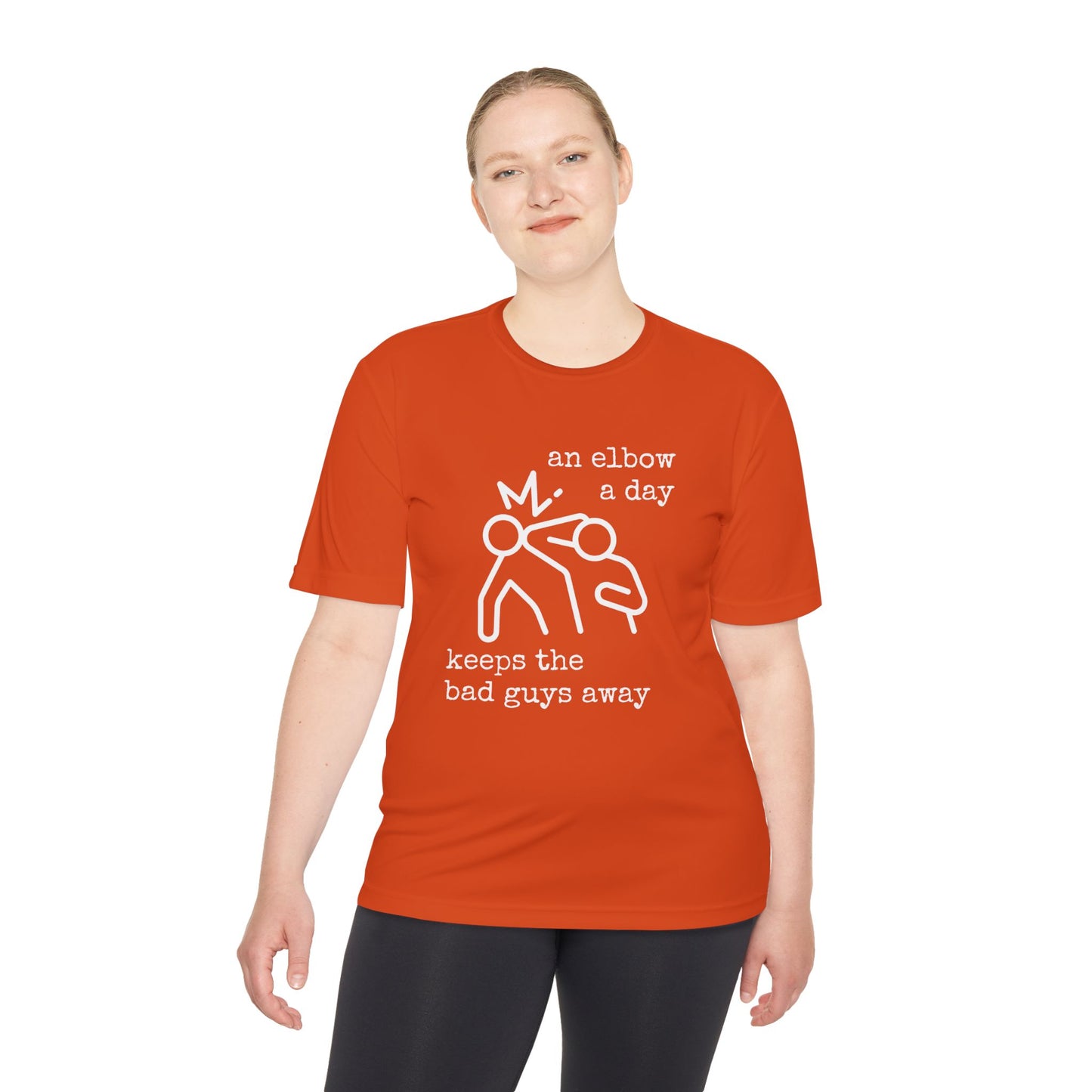 Unisex Elbow A Day Performance Tee