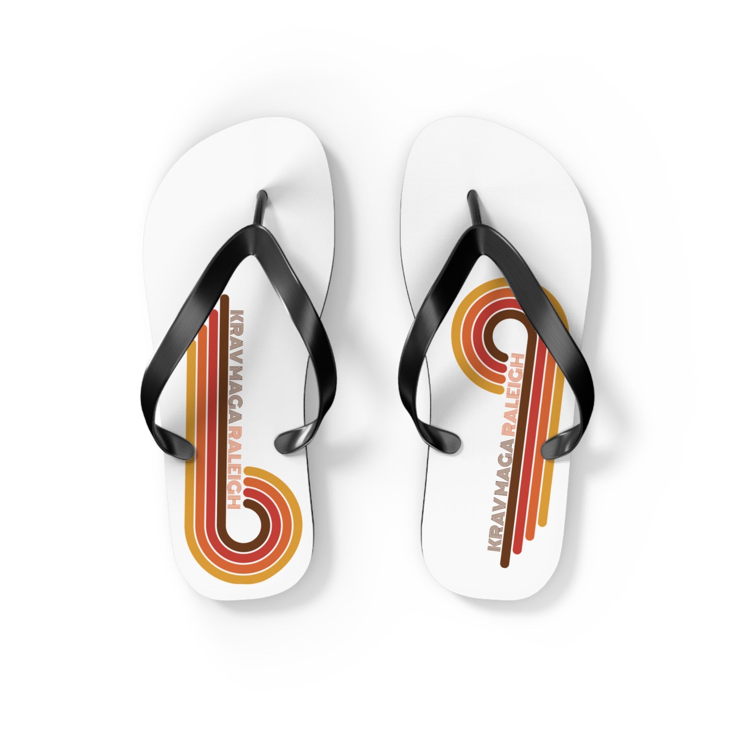 70's Swirl Flip Flops