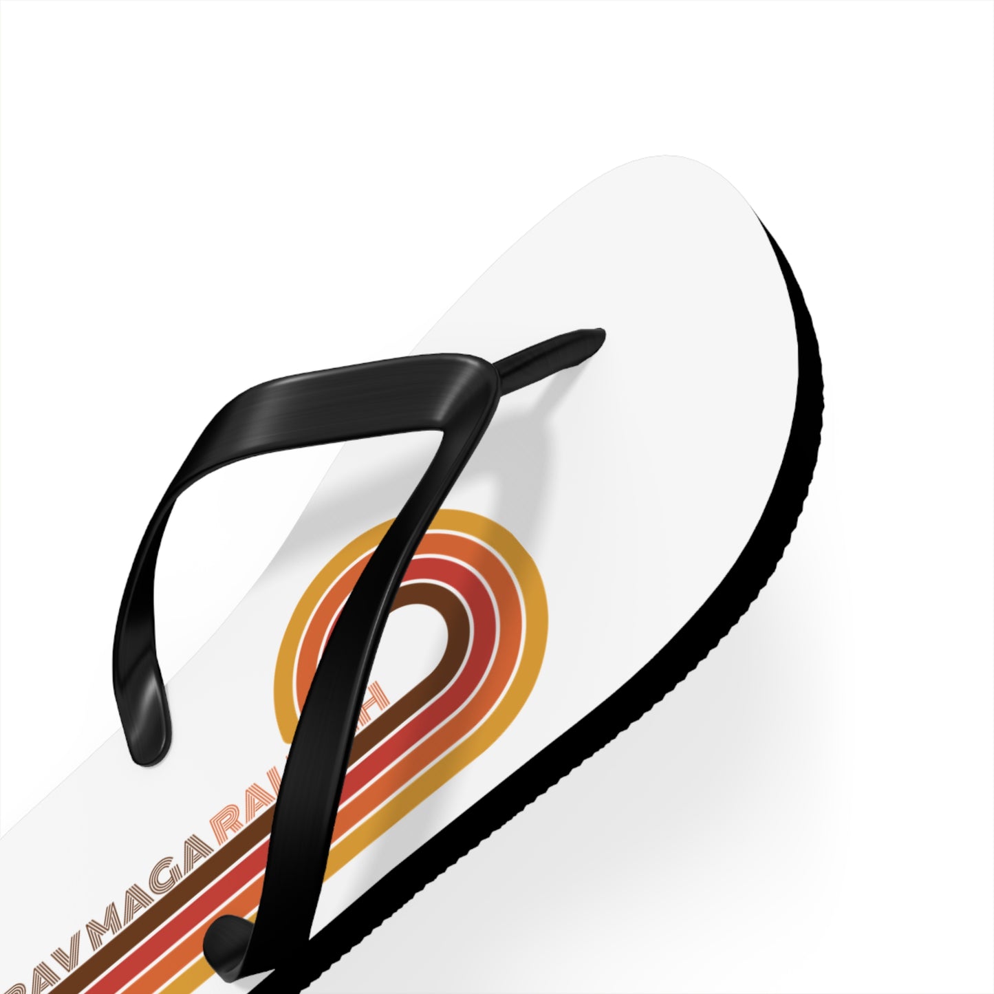 70's Swirl Flip Flops