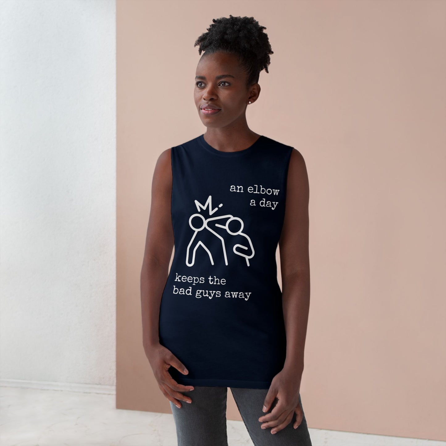 Unisex Elbow a Day Muscle Tank