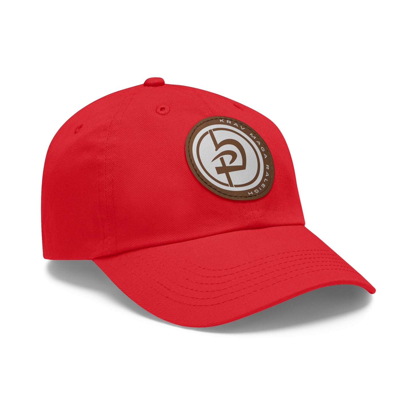 Leather Circle Patch Hat