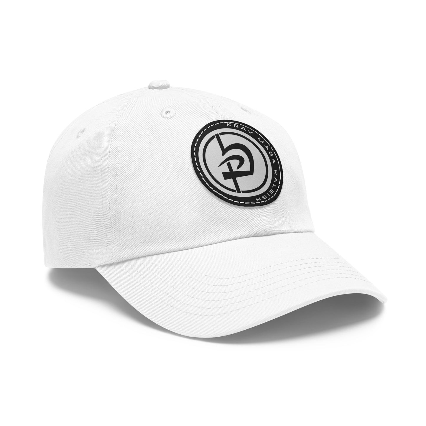 Leather Circle Patch Hat