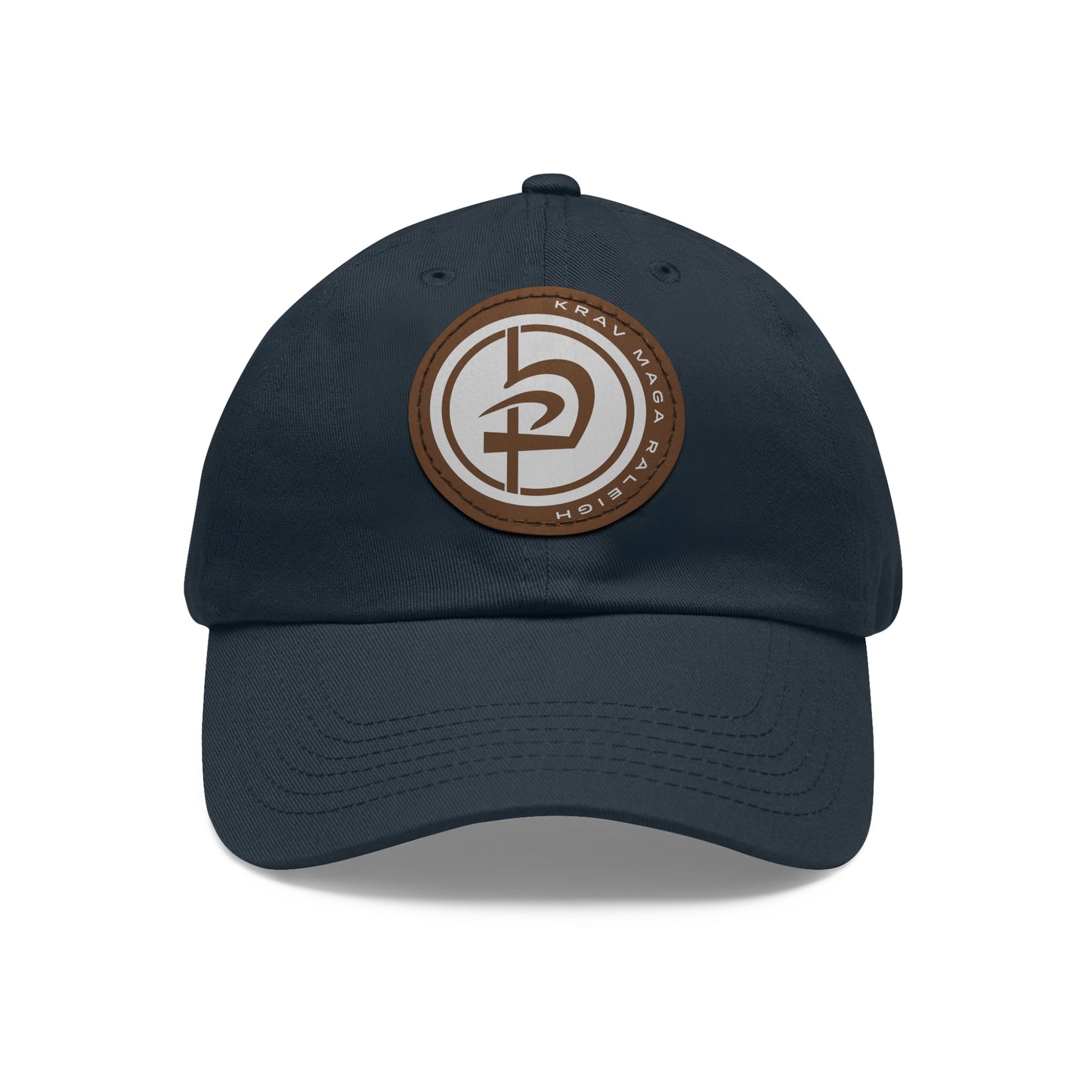 Leather Circle Patch Hat