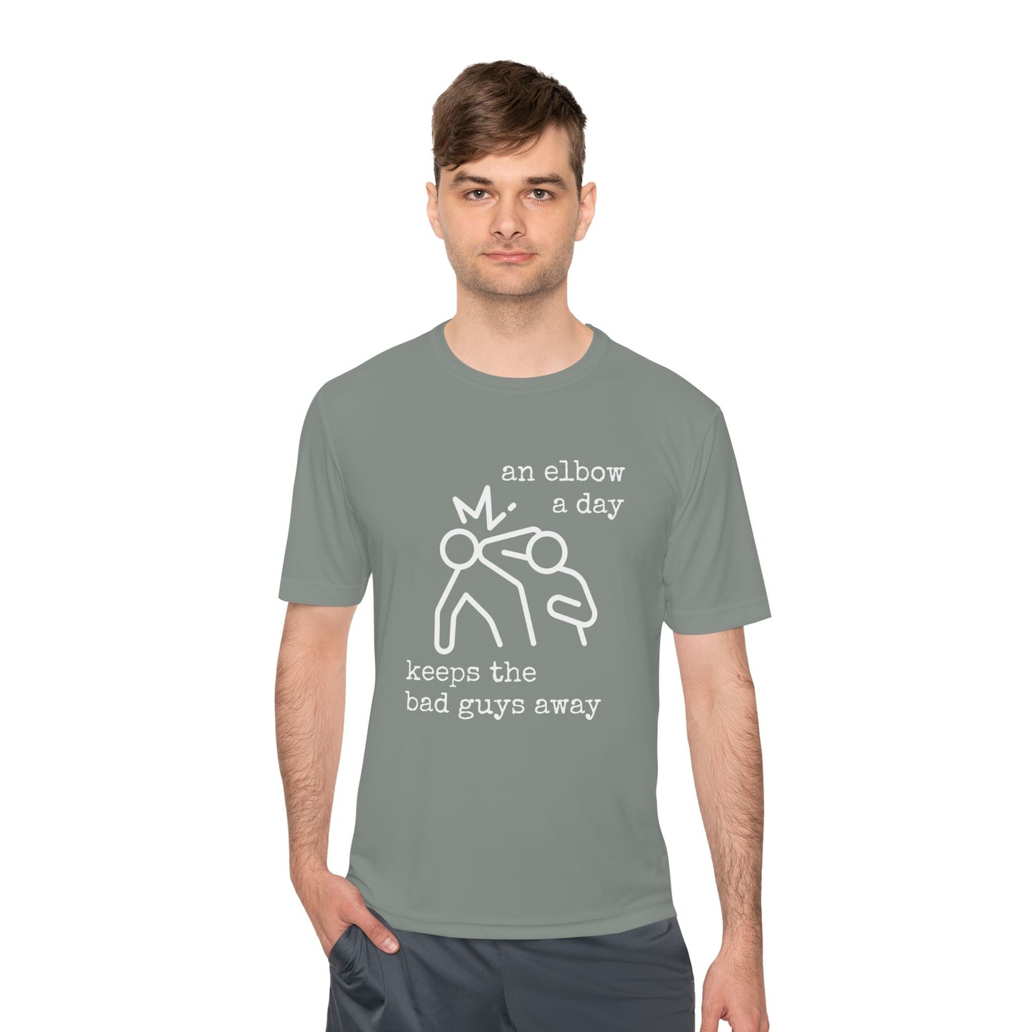 Unisex Elbow A Day Performance Tee