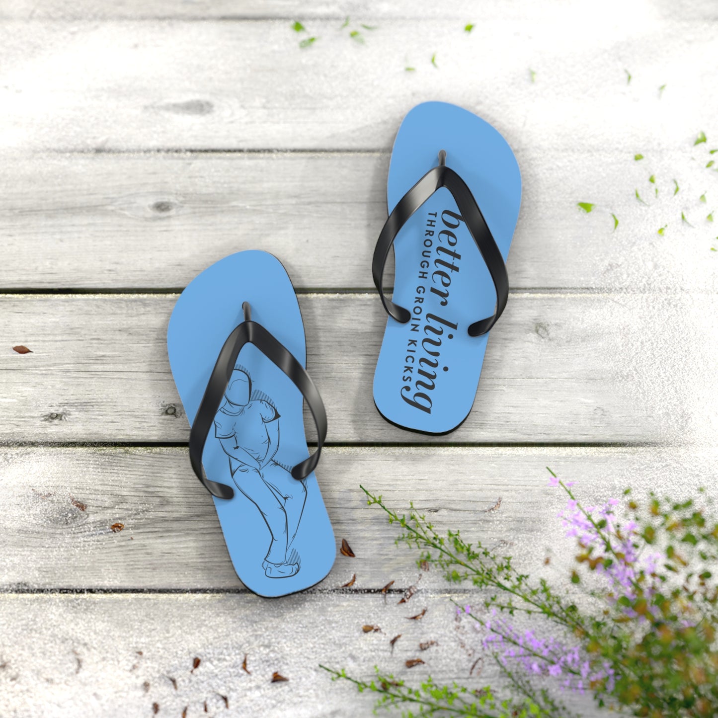 Better Living Flip Flops - Blue
