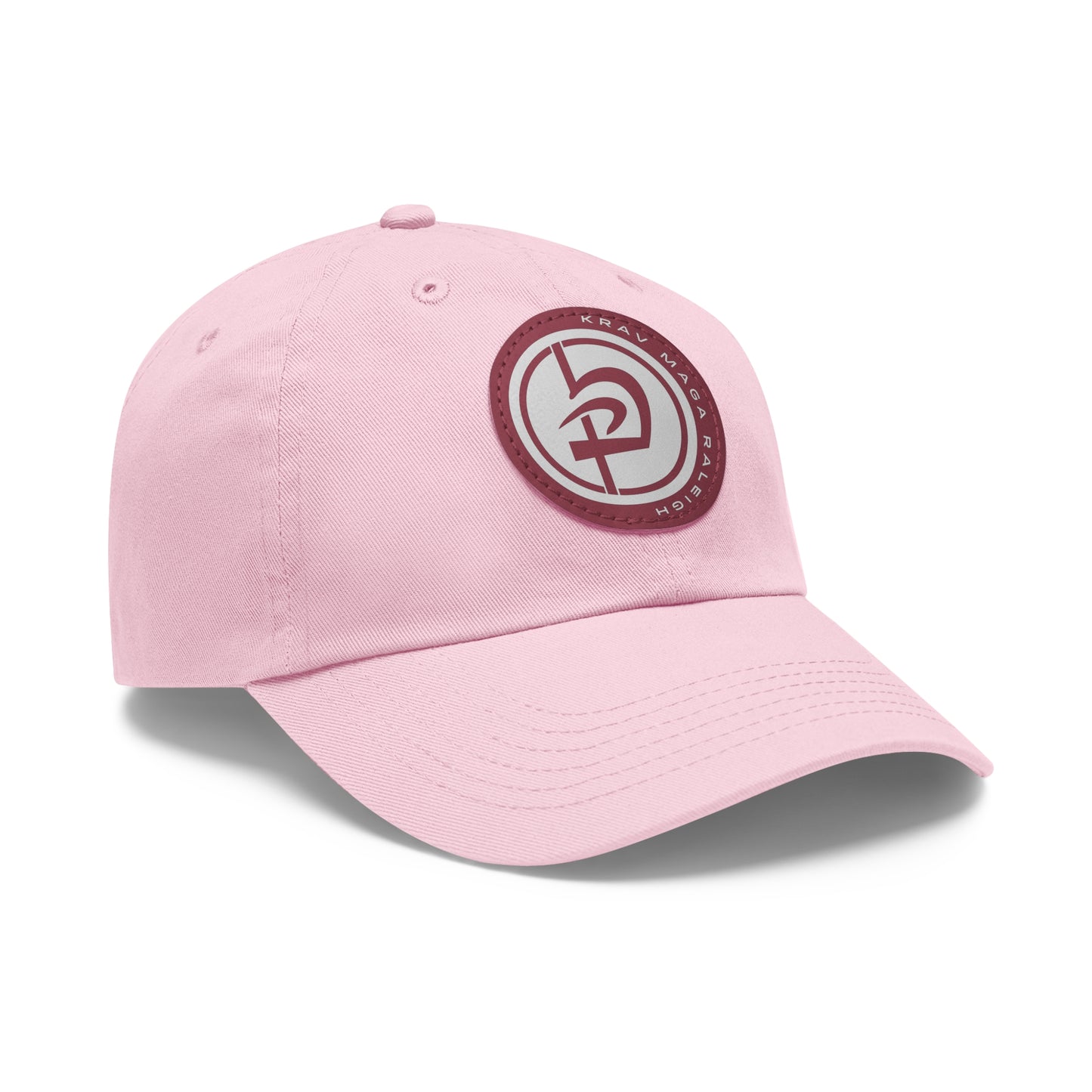 Leather Circle Patch Hat