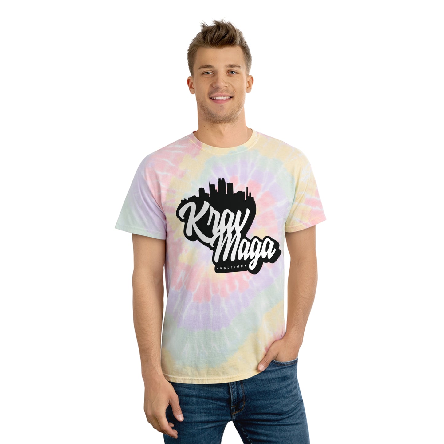 Unisex Acorn Spiral Tie-Dye Tee