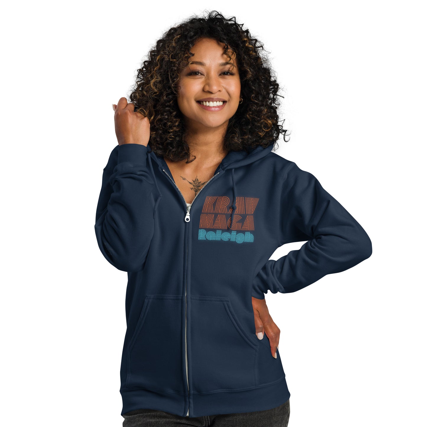 Unisex Neon Heavy Blend Zip Hoodie