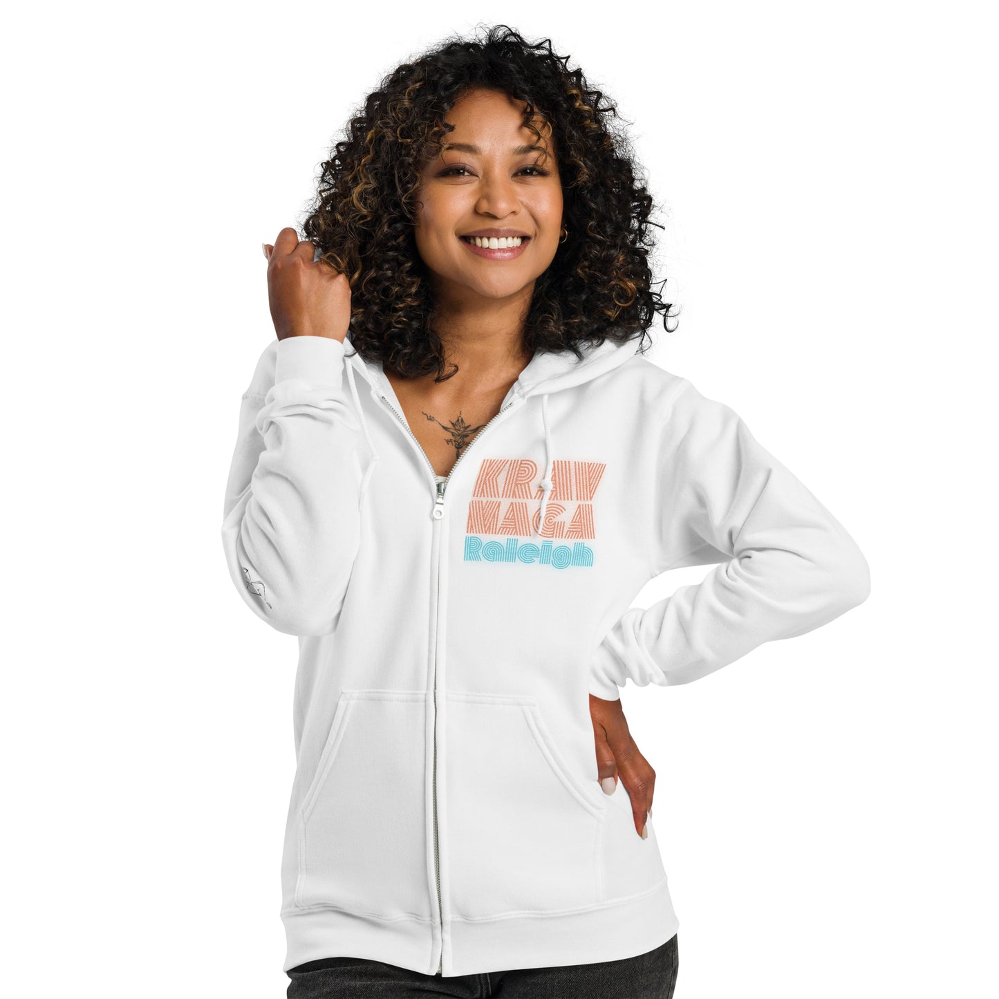 Unisex Neon Heavy Blend Zip Hoodie
