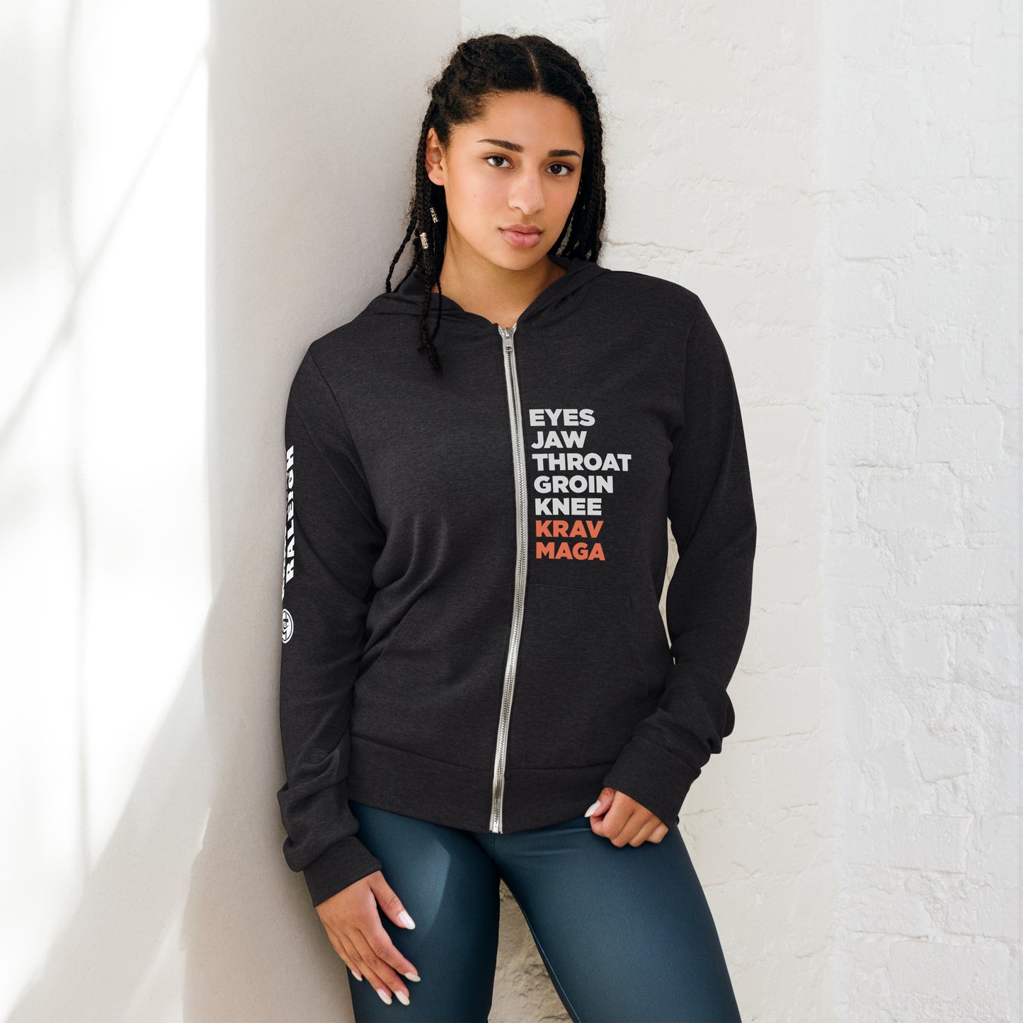 Unisex Vital Points Lightweight Zip Hoodie