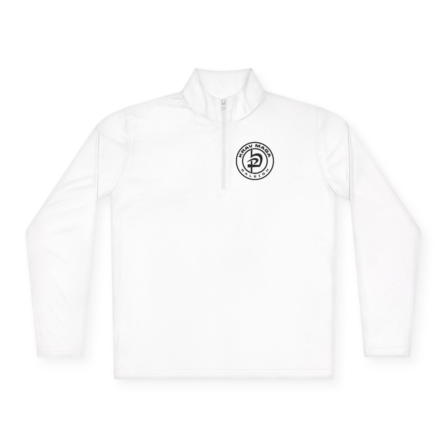 Unisex Quarter-Zip Patch Logo Pullover