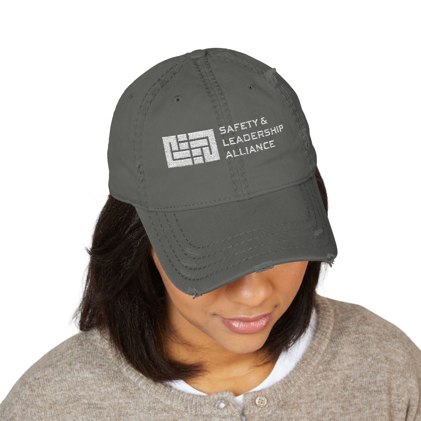 SLA Distressed Hat (Embroidery)