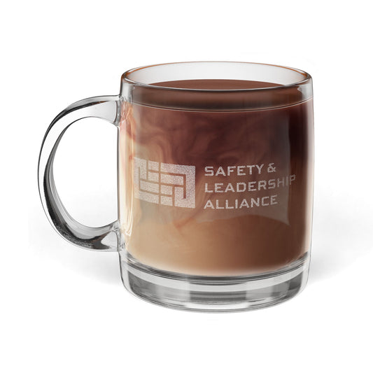 SLA Glass Coffee Mug, 12.25oz Engraved