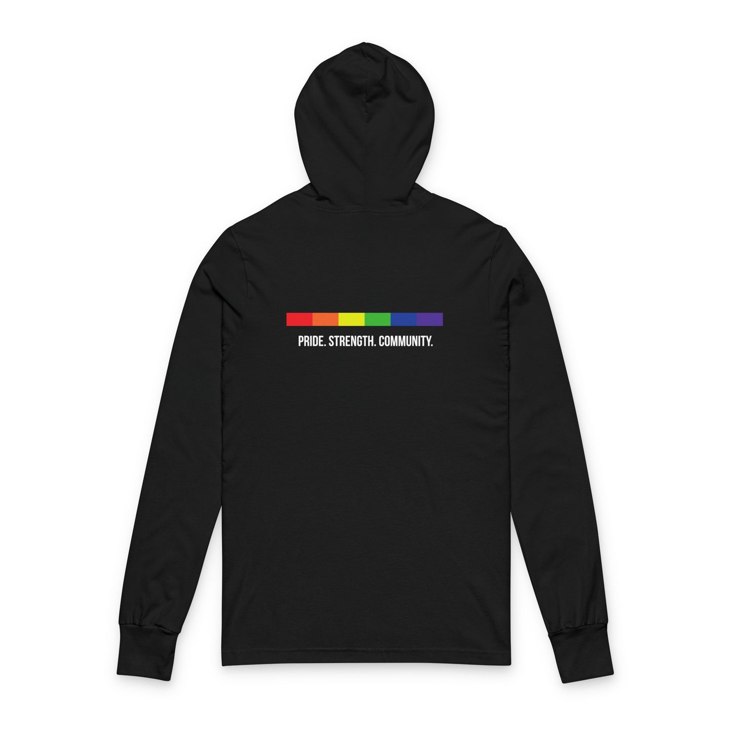 Unisex Pride Hooded Long Sleeve Tee