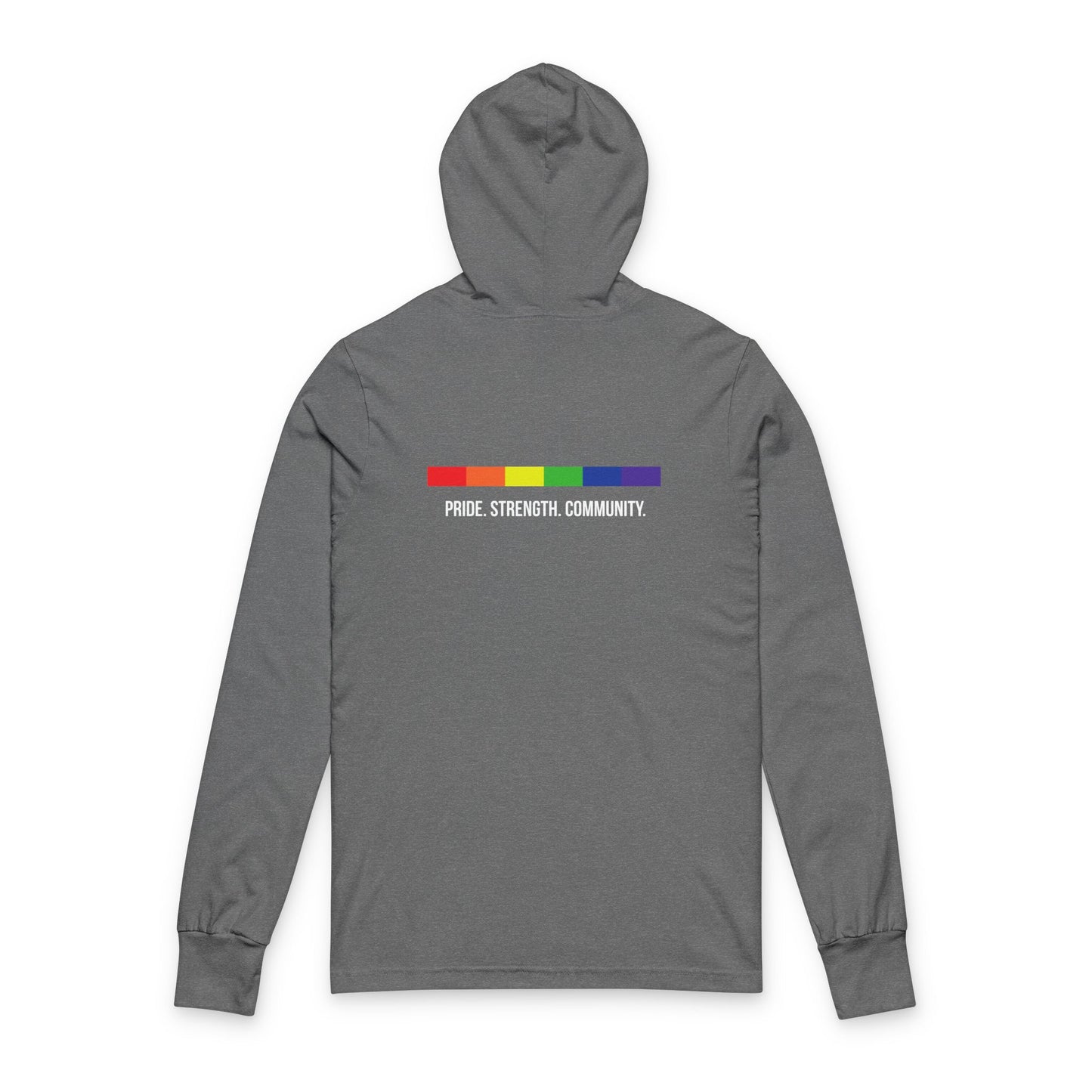 Unisex Pride Hooded Long Sleeve Tee